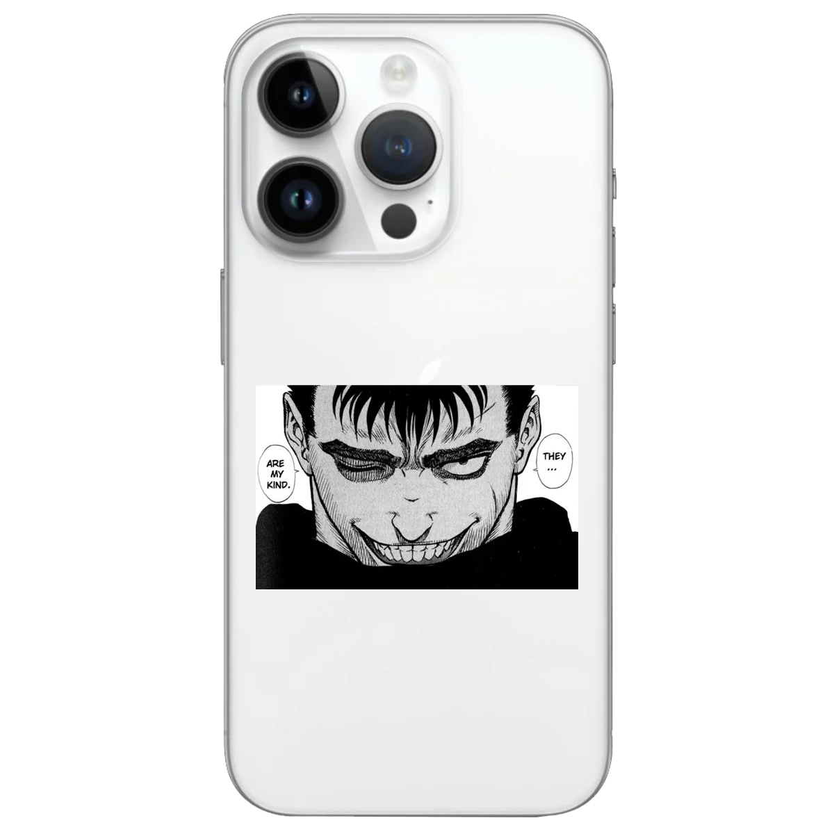 Чохол для Apple iPhone 14 Pro Max прозорий Ґатс Берсерк Berserk - фото 1 - Чохли для телефонів