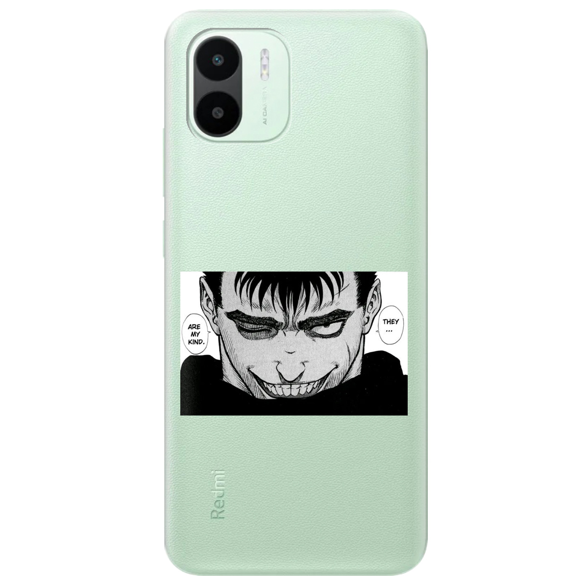 Чехол для Xiaomi Redmi A1 прозрачный Гатс Берсерк Berserk - фото 1 Чехол для Xiaomi Redmi A1 прозрачный Гатс Берсерк Berserk - фото 1 - Чехлы для телефонов