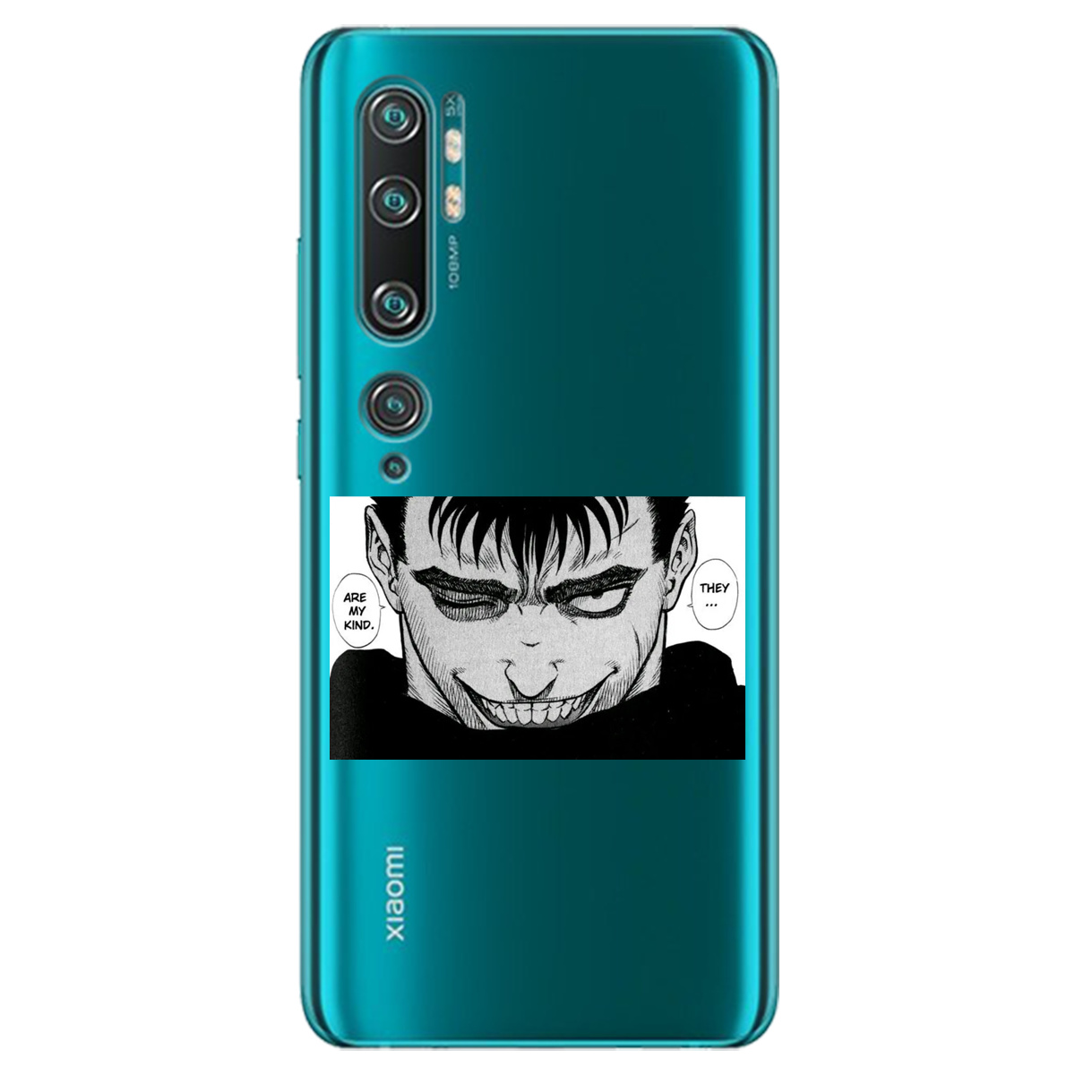 Чохол для Xiaomi Mi Note 10 Pro прозорий Ґатс Берсерк Berserk - фото 1 Чохол для Xiaomi Mi Note 10 Pro прозорий Ґатс Берсерк Berserk - фото 1 - Чохли для телефонів