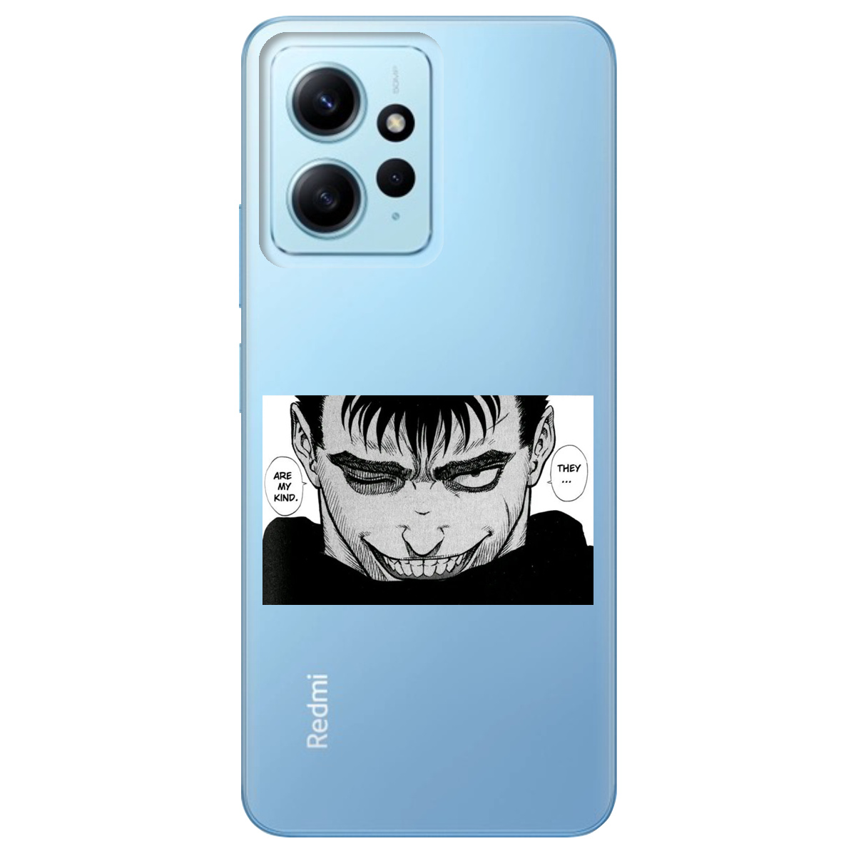 Чохол для Xiaomi Redmi Note 12 4G прозорий Ґатс Берсерк Berserk - фото 1 - Чохли для телефонів