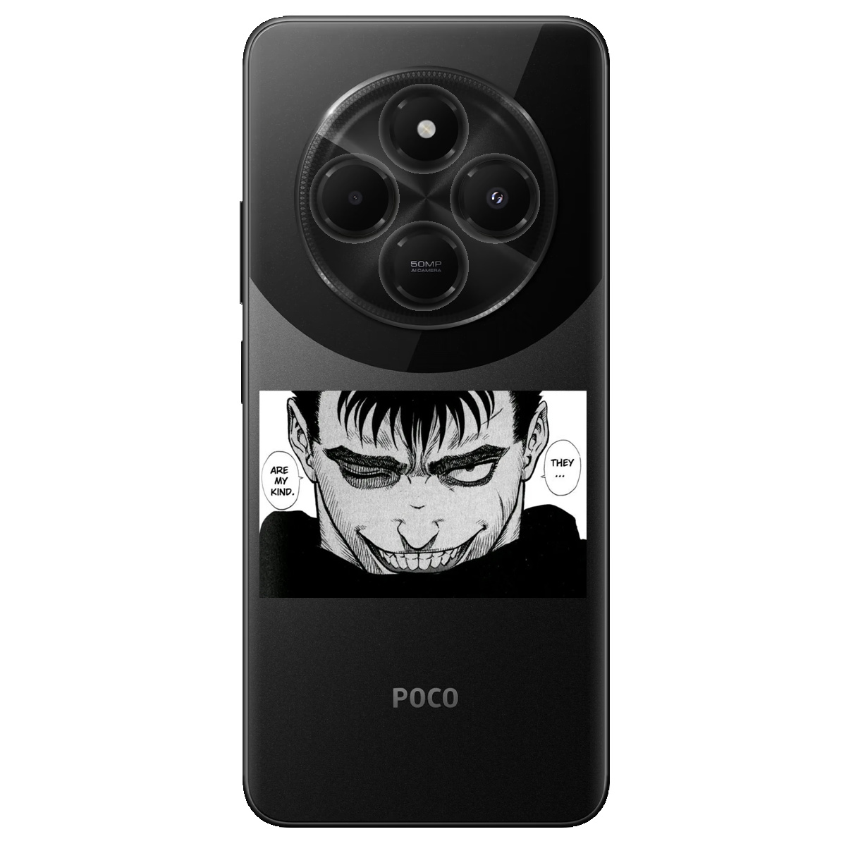 Чохол для Xiaomi Poco C75 прозорий Ґатс Берсерк Berserk - фото 1 - Чохли для телефонів