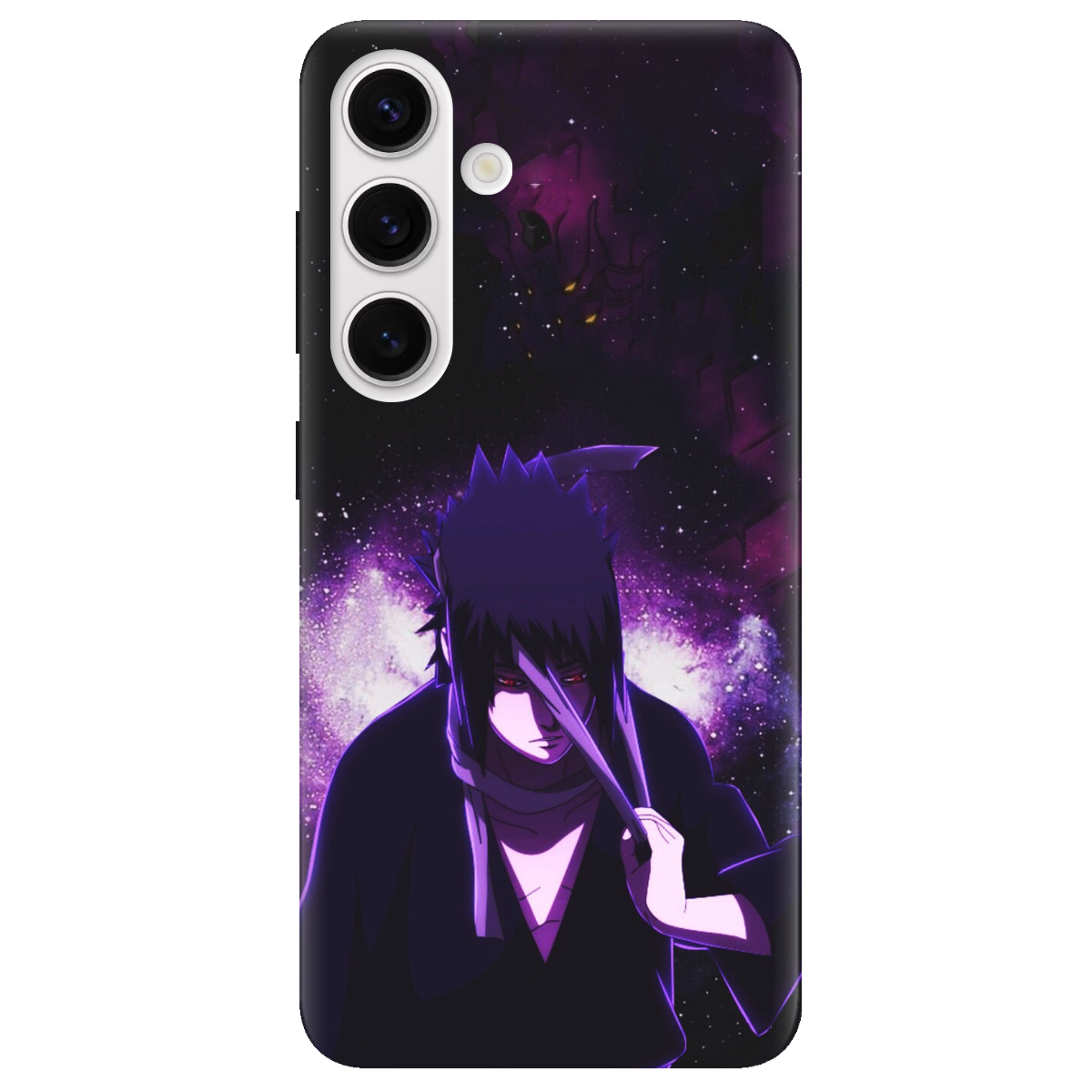 Чехол для Samsung Galaxy S24 Plus прозрачный Сасуке - фото 1 - Чехлы для телефонов