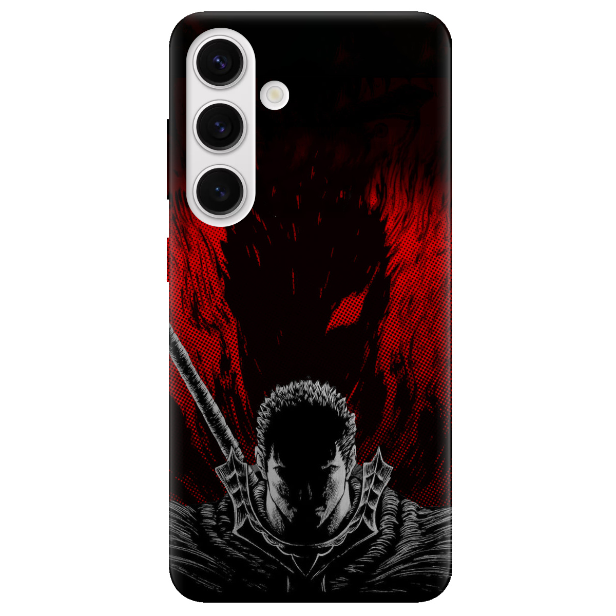 Чохол для Samsung Galaxy S25 Plus прозорий Dark Shadow - фото 1 - Чохли для телефонів