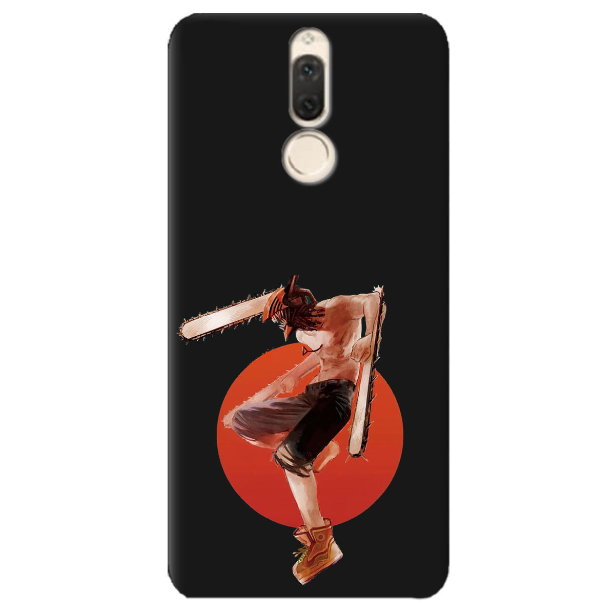 Чехол для Huawei Mate 10 Lite черный матовый soft touch Денджі - фото 1 - Чехлы для телефонов