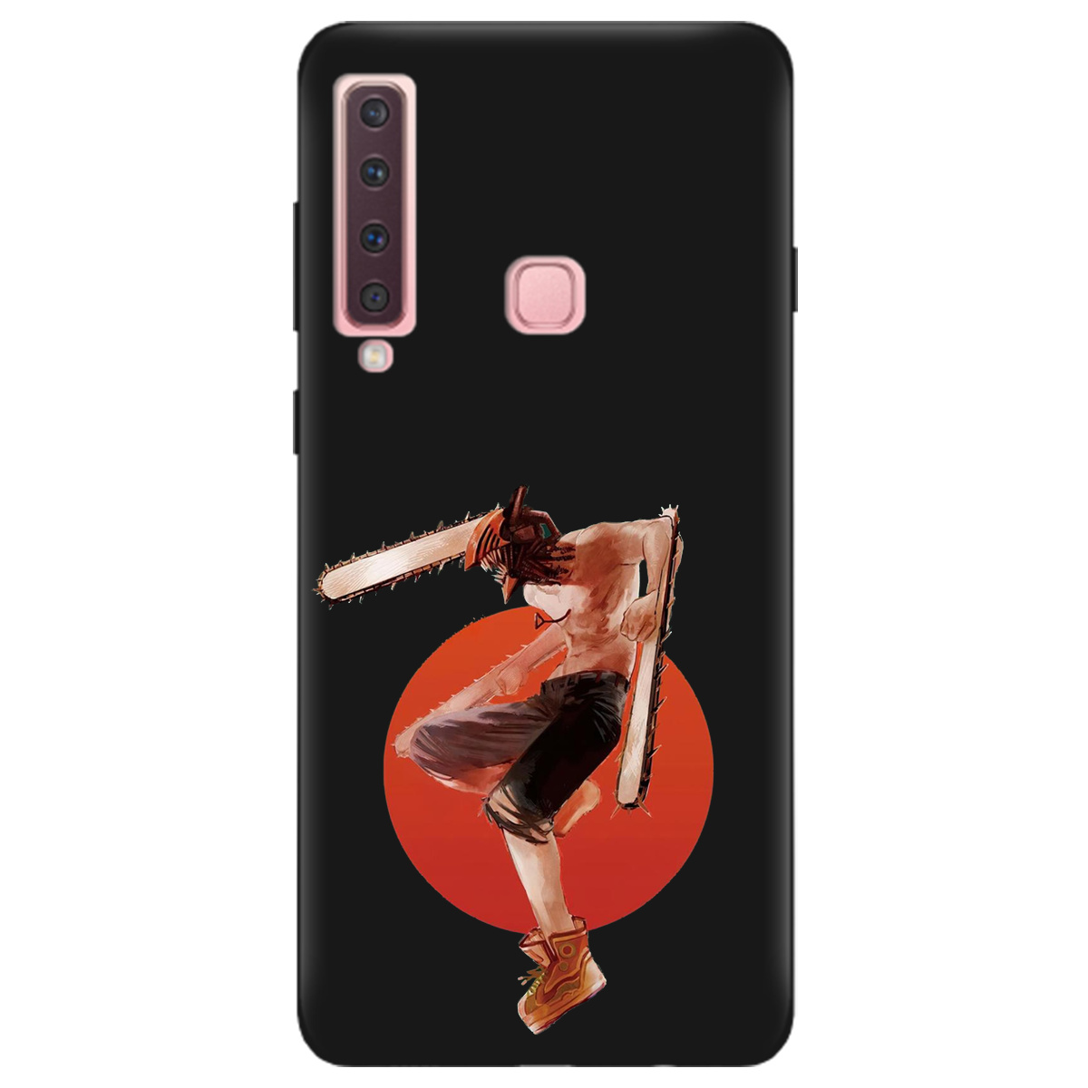 Чохол для Samsung Galaxy A9 2018 чорний матовий soft touch Денджі - фото 1 - Чохли для телефонів