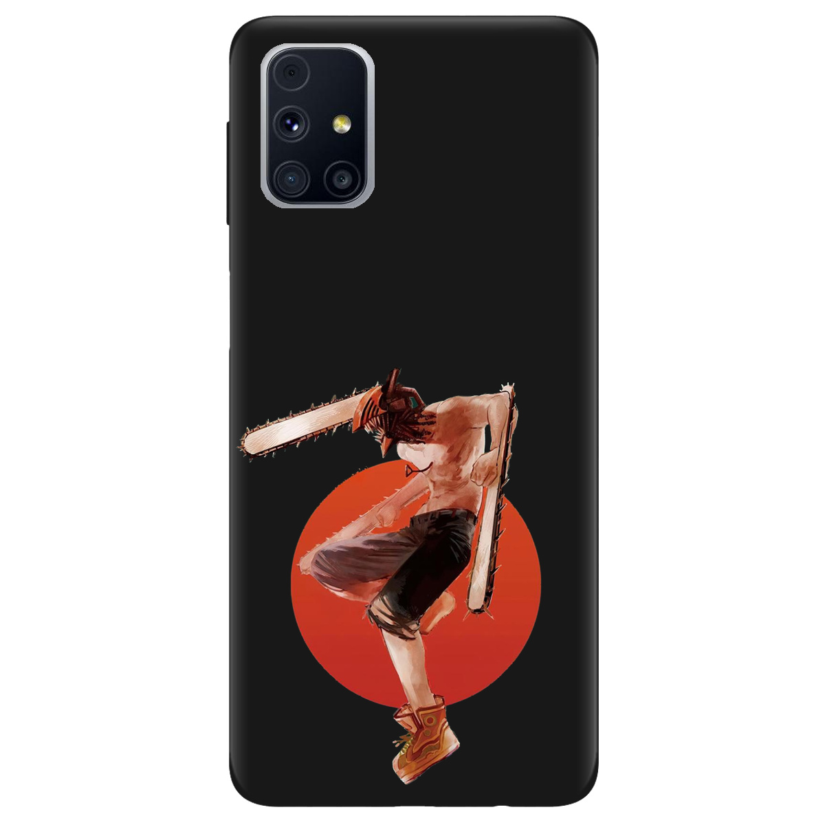 Чохол для Samsung Galaxy M31s чорний матовий soft touch Денджі - фото 1 Чохол для Samsung Galaxy M31s чорний матовий soft touch Денджі - фото 1 - Чохли для телефонів