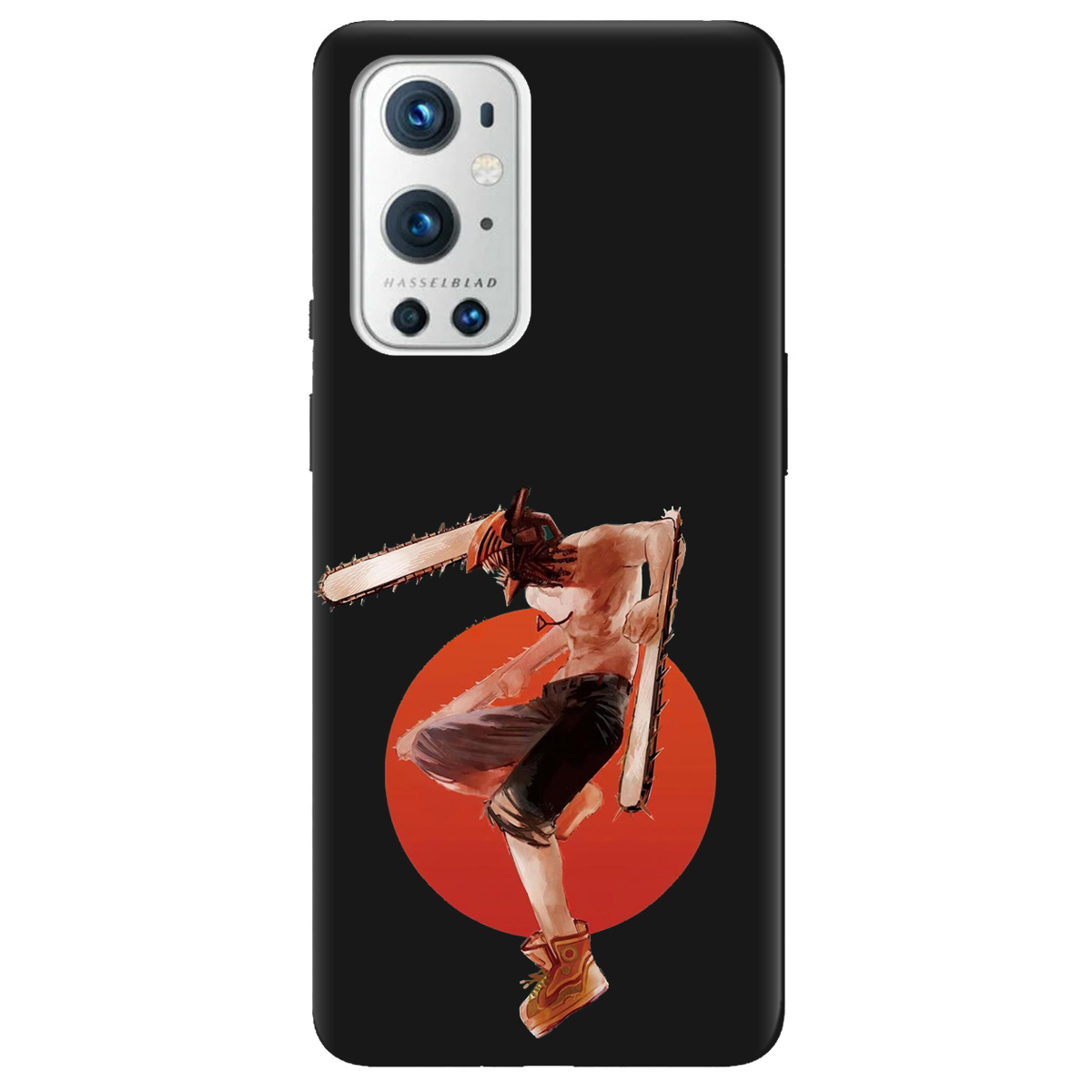 Чохол для OnePlus 9 Pro чорний матовий soft touch Денджі - фото 1 - Чохли для телефонів