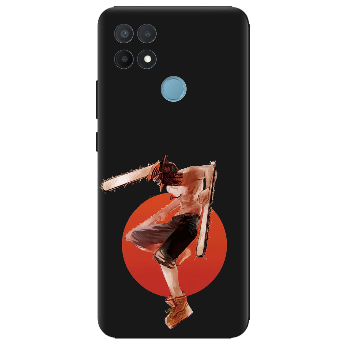 Чехол для Oppo A15s/ A15 черный матовый soft touch Денджі - фото 1 Чехол для Oppo A15s/ A15 черный матовый soft touch Денджі - фото 1 - Чехлы для телефонов