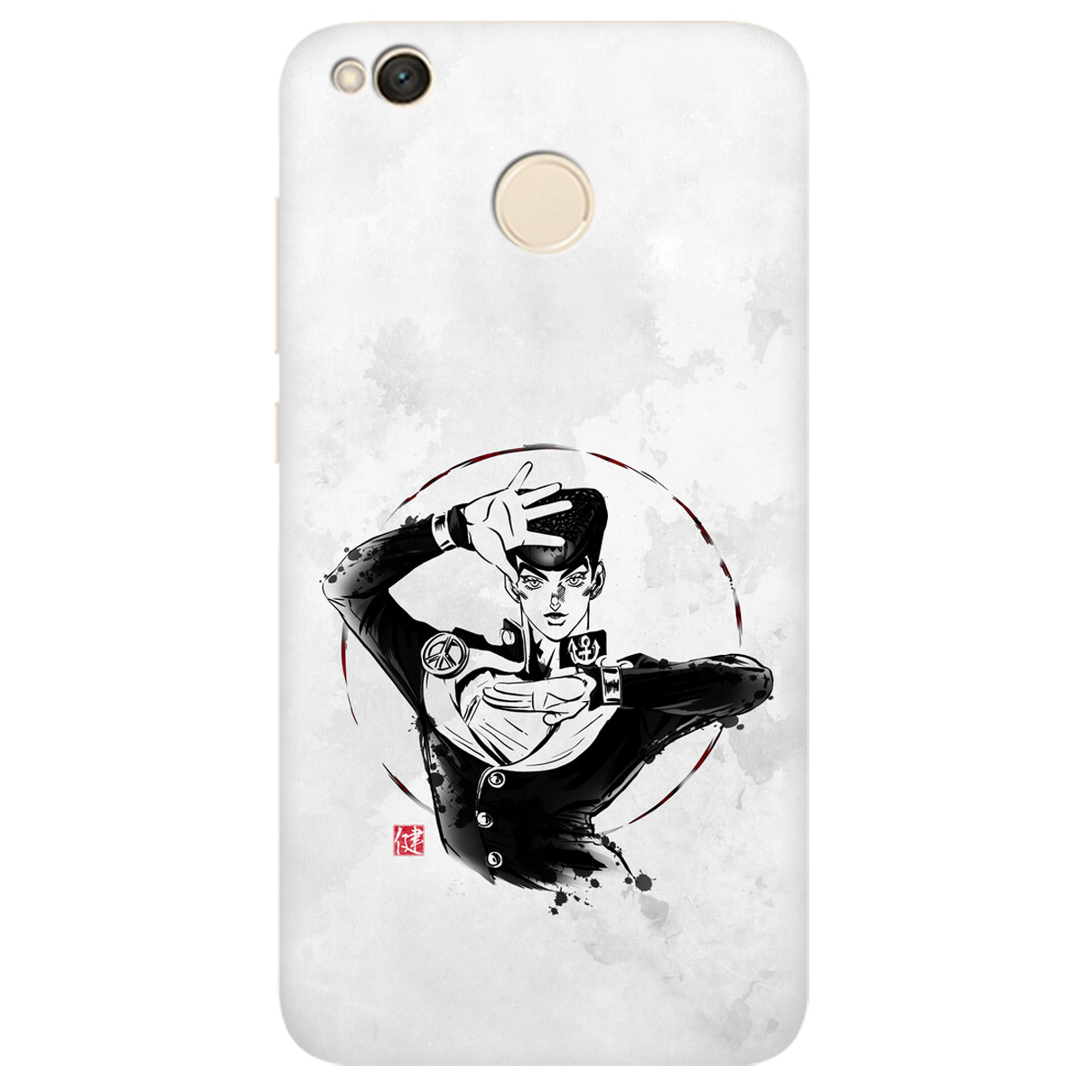 Чехол для Xiaomi Redmi 4X прозрачный Josuke Higashikata - фото 1 - Чехлы для телефонов