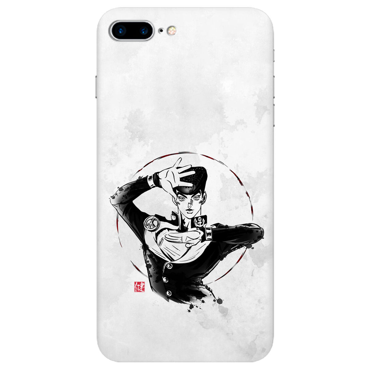 Чехол для Apple iPhone 8 Plus прозрачный Josuke Higashikata - фото 1 - Чехлы для телефонов