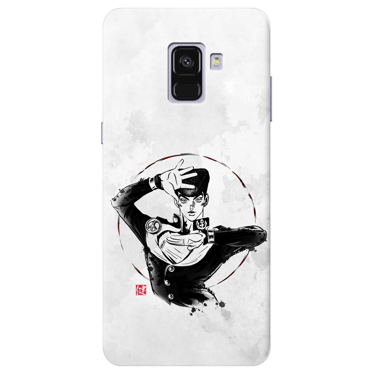 Чохол для Samsung Galaxy A8 2018 прозорий Josuke Higashikata - фото 1 - Чохли для телефонів