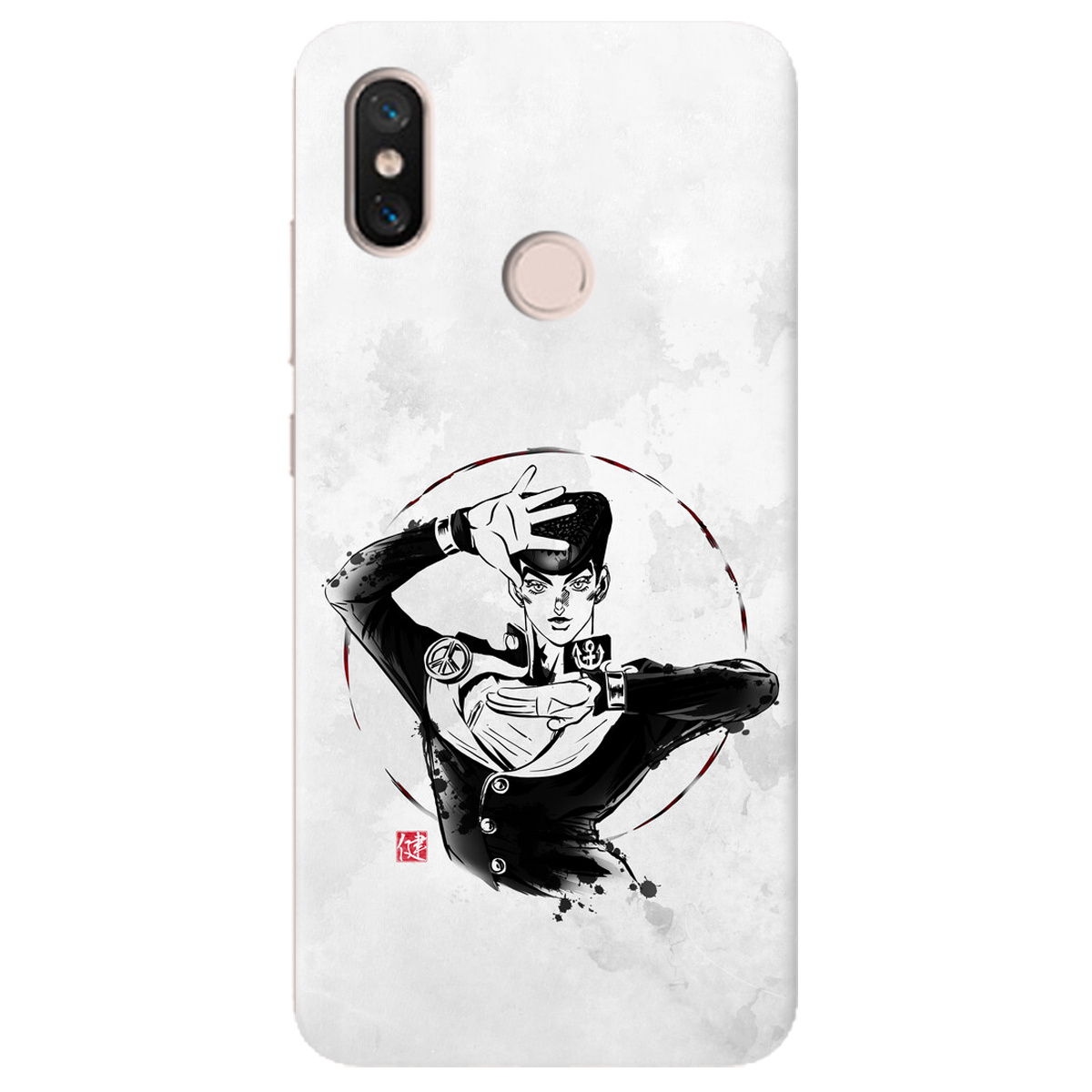 Чохол для Xiaomi Mi 8 прозорий Josuke Higashikata - фото 1 - Чохли для телефонів