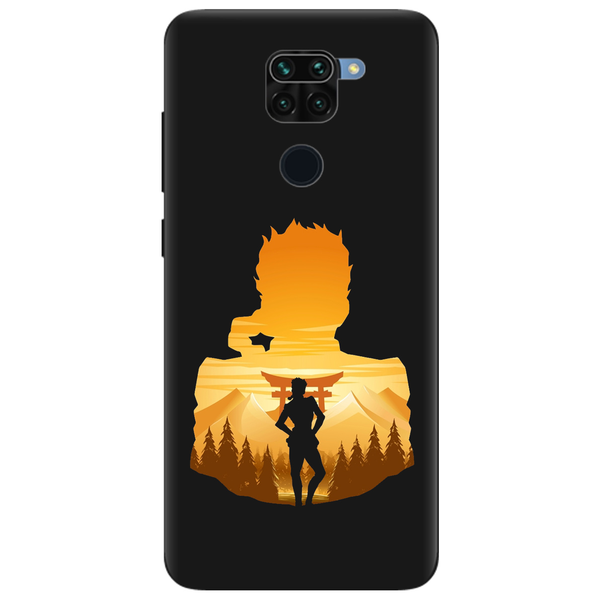 Чехол для Xiaomi Redmi Note 9 черный матовый soft touch JoJo Giorno Giovanna - фото 1 Чехол для Xiaomi Redmi Note 9 черный матовый soft touch JoJo Giorno Giovanna - фото 1 - Чехлы для телефонов