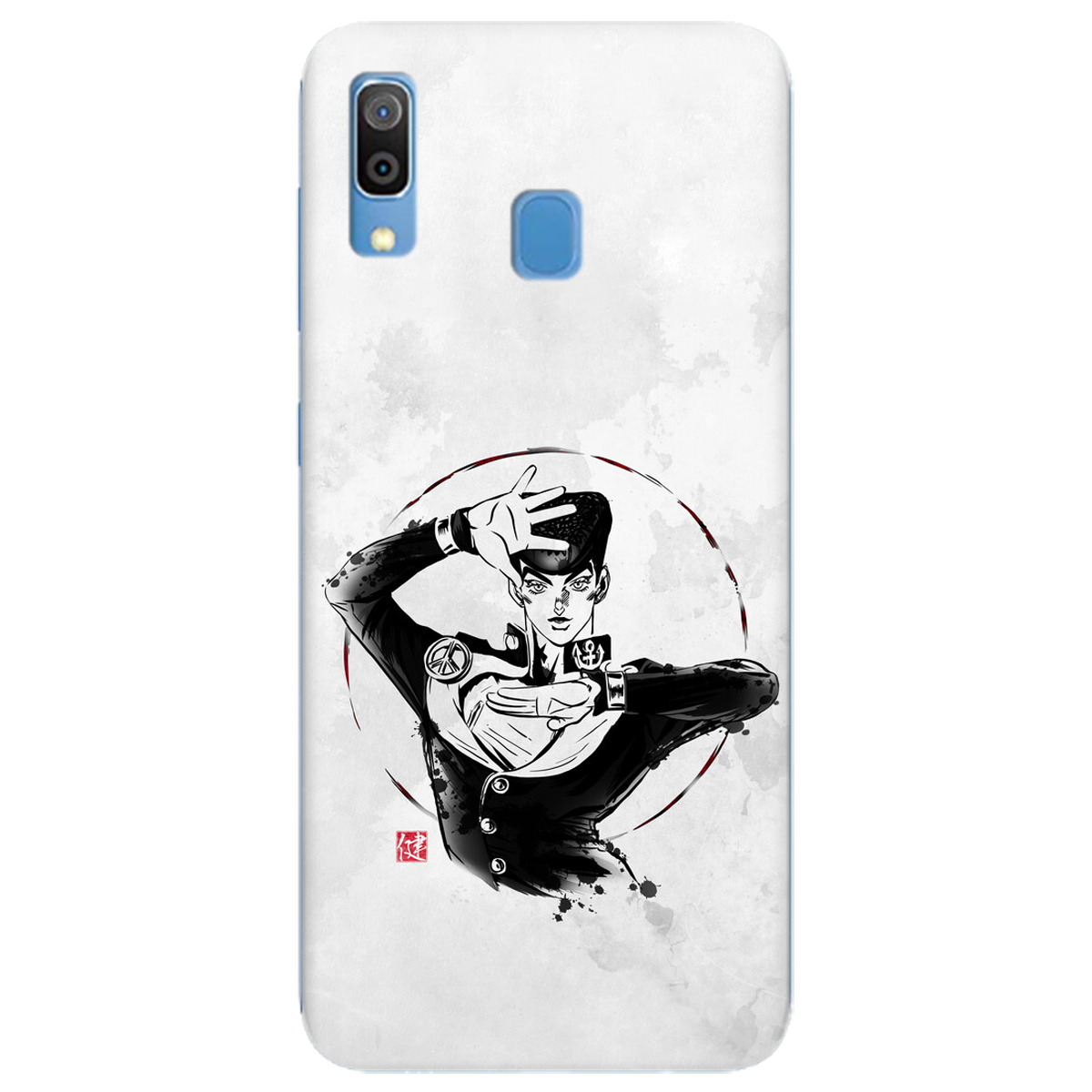 Чехол для Samsung Galaxy A30 прозрачный Josuke Higashikata - фото 1 Чехол для Samsung Galaxy A30 прозрачный Josuke Higashikata - фото 1 - Чехлы для телефонов