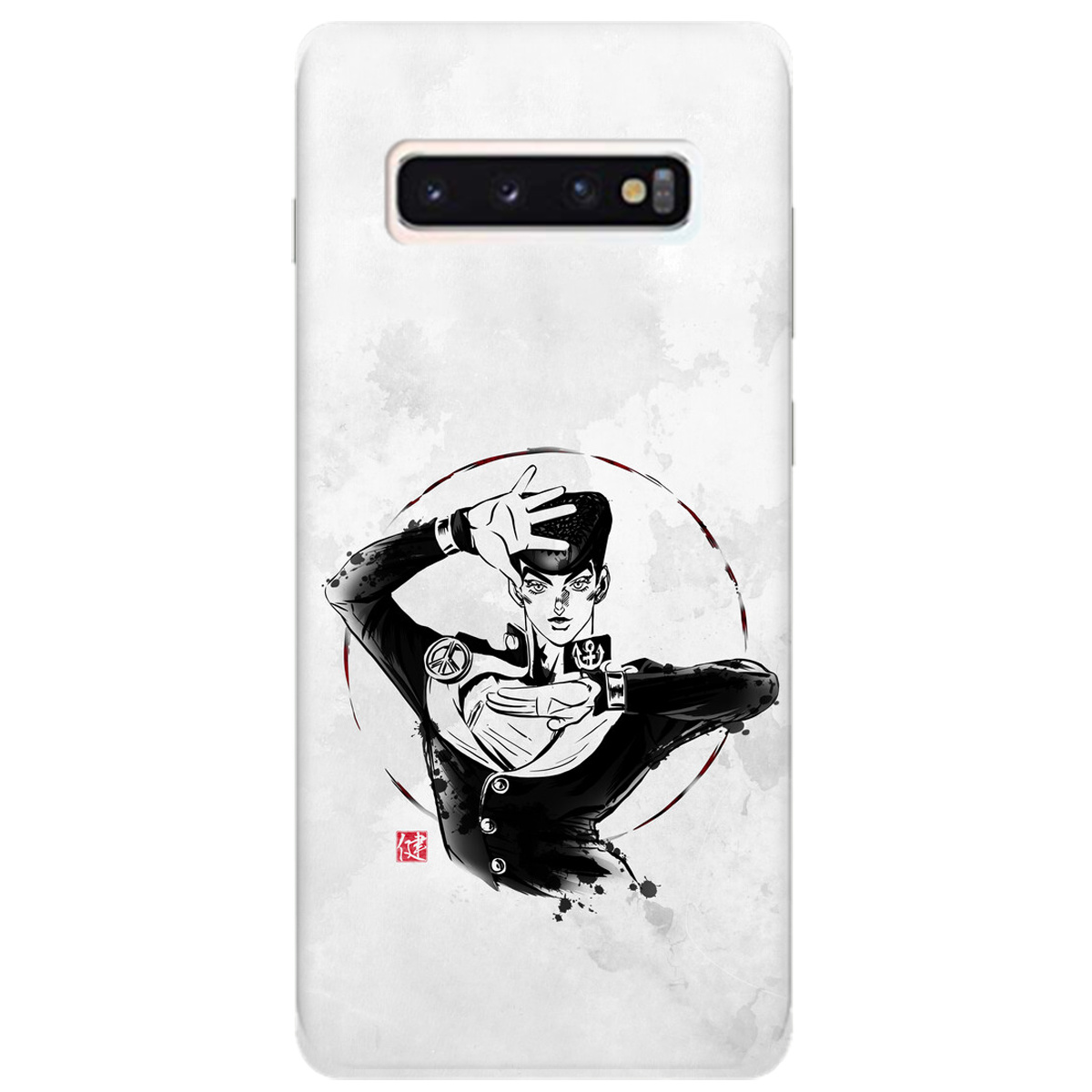 Чехол для Samsung Galaxy S10 прозрачный Josuke Higashikata - фото 1 Чехол для Samsung Galaxy S10 прозрачный Josuke Higashikata - фото 1 - Чехлы для телефонов