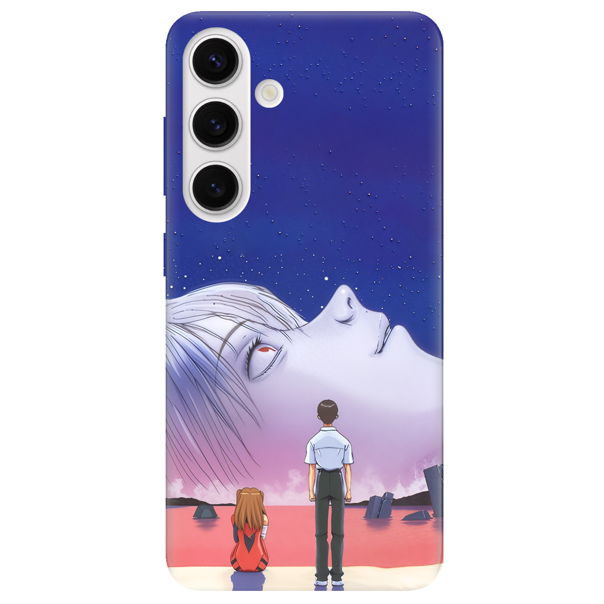 Чехол для Samsung Galaxy S24 Plus прозрачный Neon Genesis - фото 1 - Чехлы для телефонов