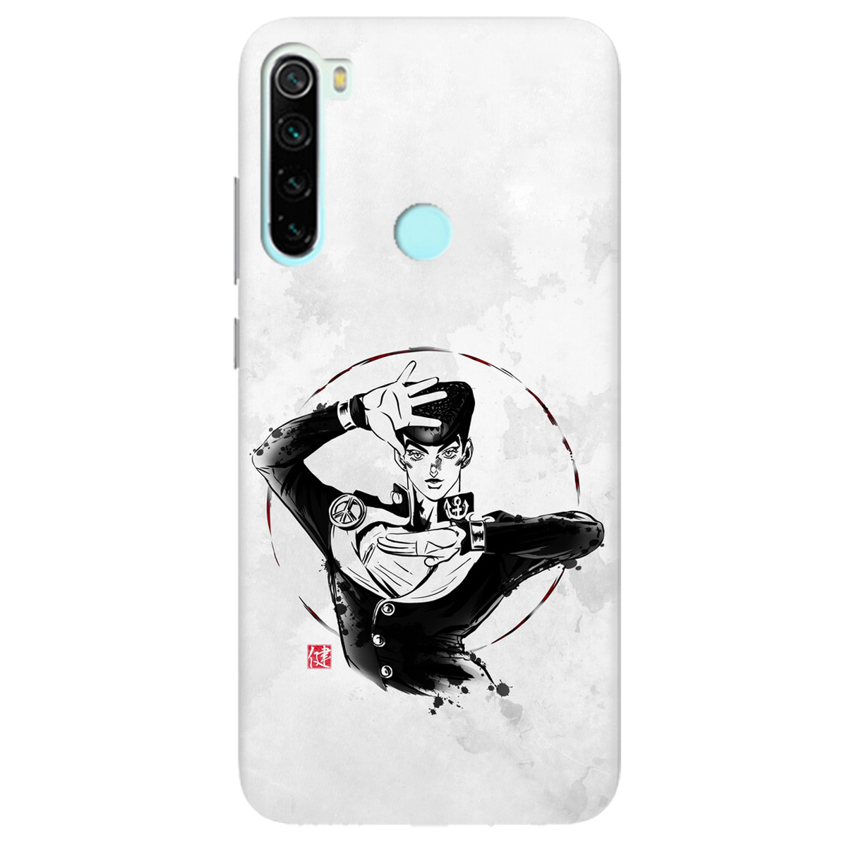 Чехол для Xiaomi Redmi Note 8 прозрачный Josuke Higashikata - фото 1 - Чехлы для телефонов