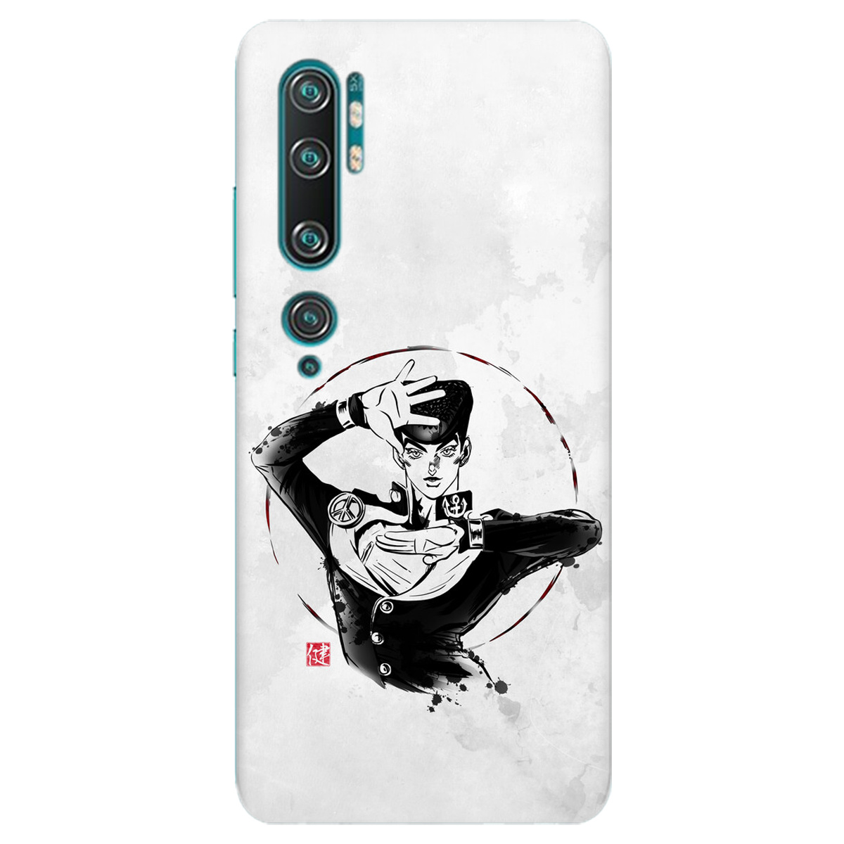 Чехол для Xiaomi Mi Note 10 прозрачный Josuke Higashikata - фото 1 - Чехлы для телефонов