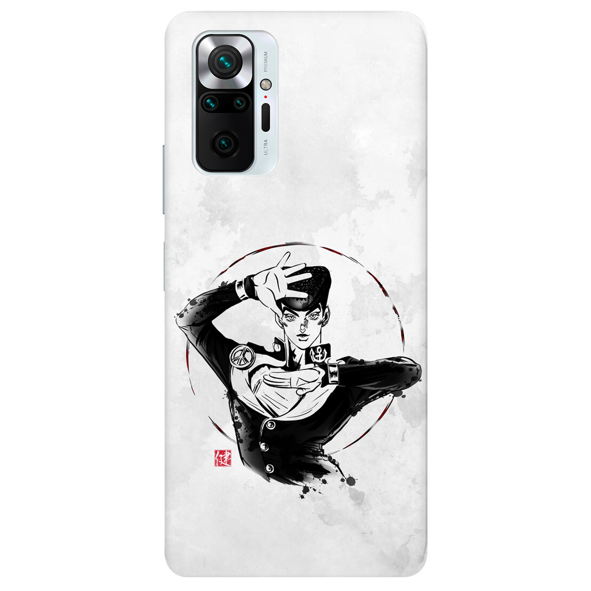 Чохол для Xiaomi Redmi Note 10 Pro прозорий Josuke Higashikata - фото 1 - Чохли для телефонів