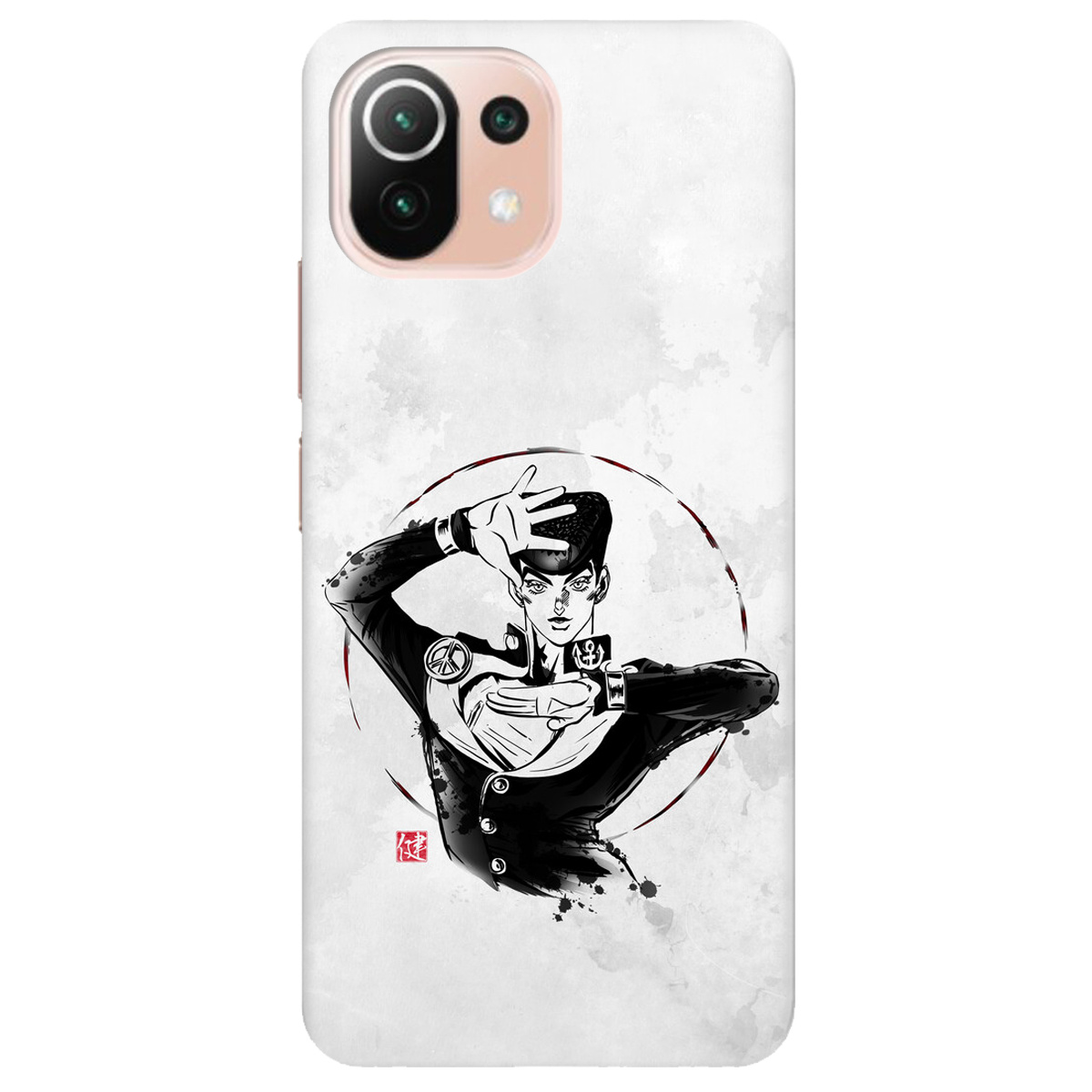 Чохол для Xiaomi Mi 11 lite прозорий Josuke Higashikata - фото 1 - Чохли для телефонів