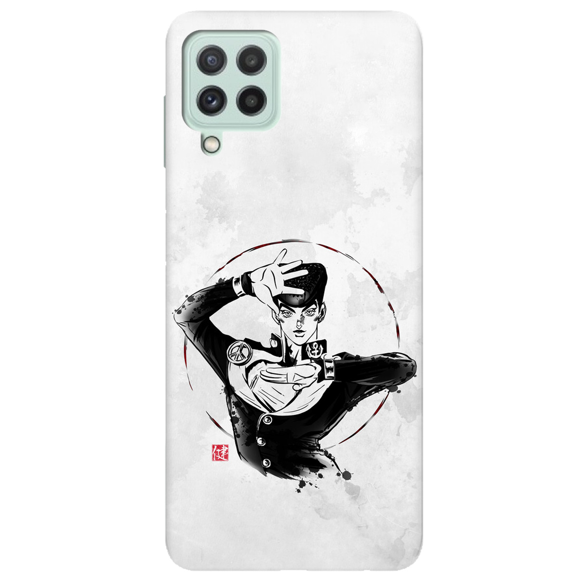 Чехол для Samsung Galaxy M22 прозрачный Josuke Higashikata - фото 1 - Чехлы для телефонов