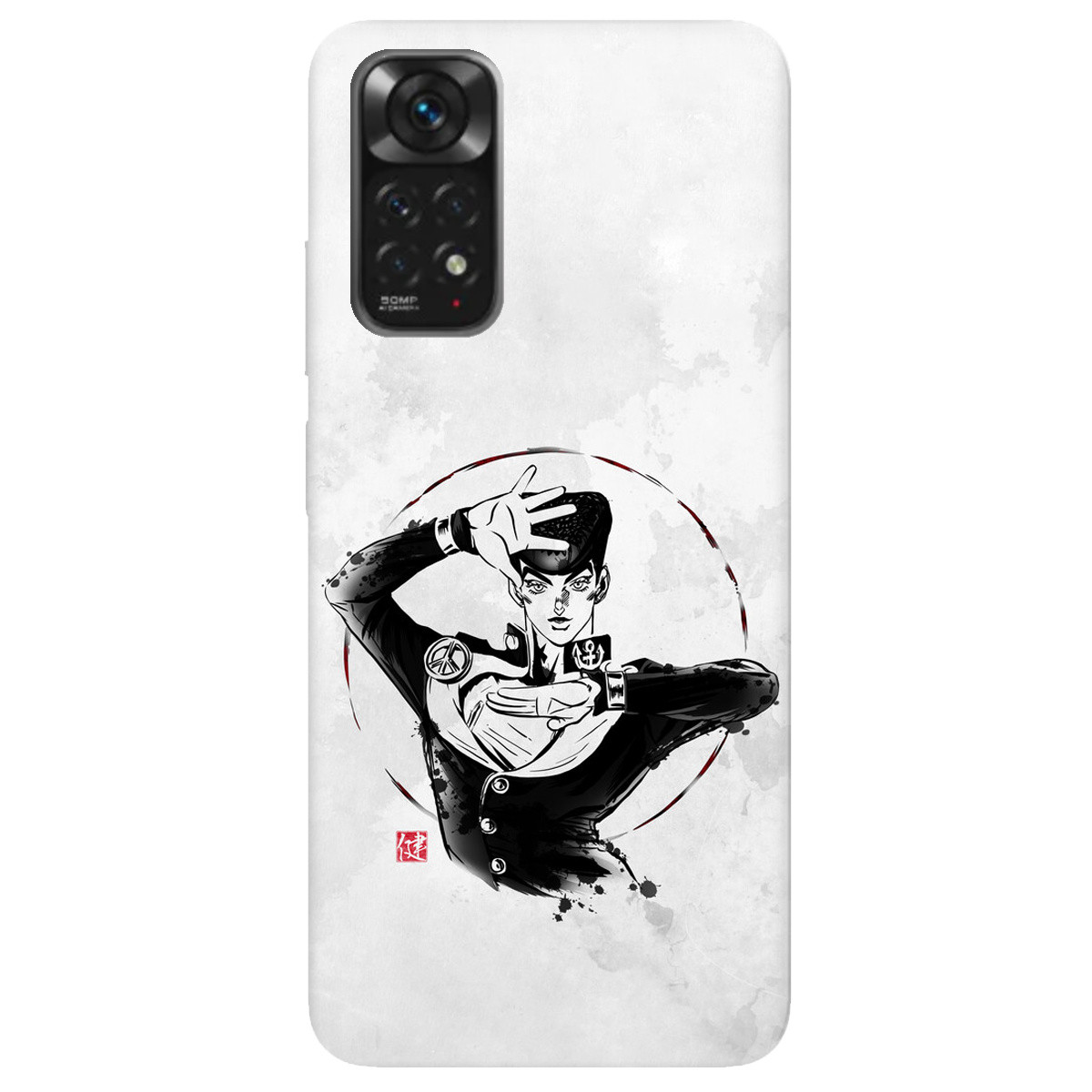 Чехол для Xiaomi Redmi Note 11s прозрачный Josuke Higashikata - фото 1 - Чехлы для телефонов