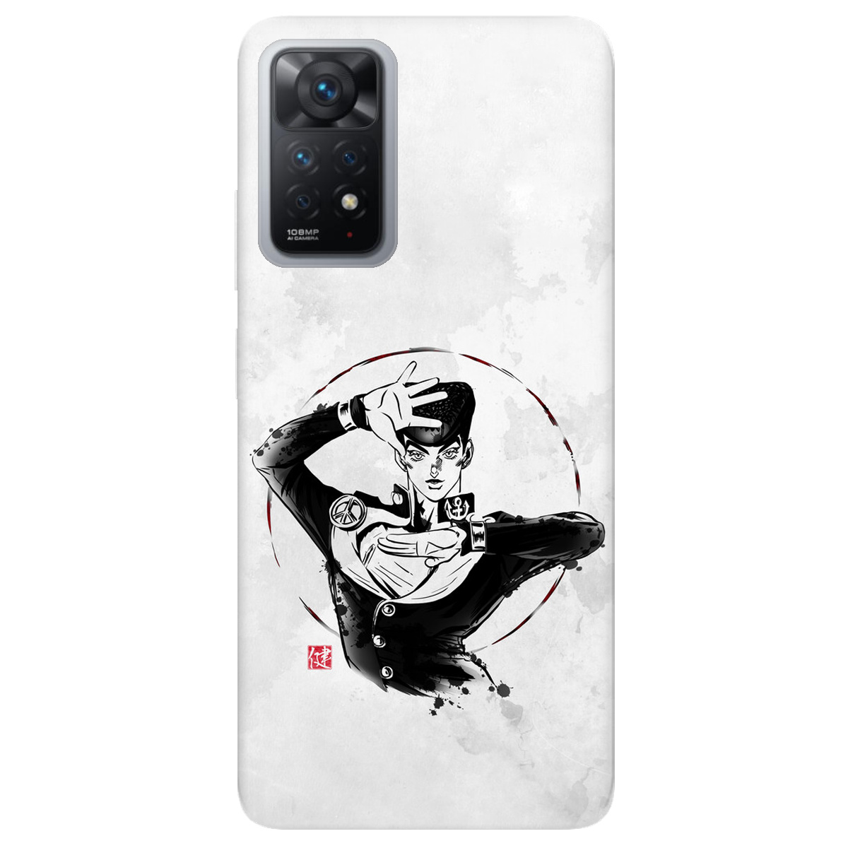 Чехол для Xiaomi Redmi Note 11 Pro прозрачный Josuke Higashikata - фото 1 - Чехлы для телефонов