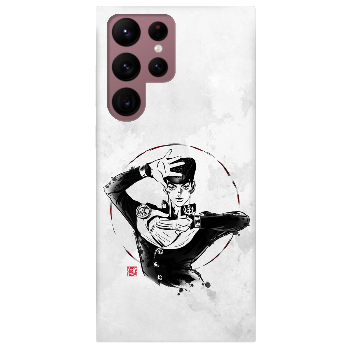 Чехол для Samsung Galaxy S22 Ultra прозрачный Josuke Higashikata - фото 1 - Чехлы для телефонов