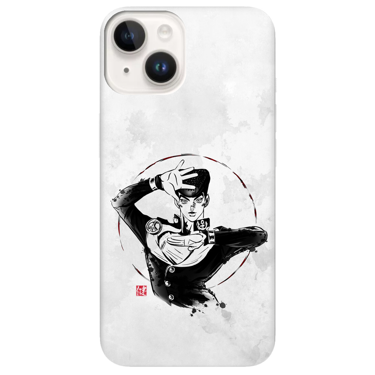 Чехол для Apple iPhone 14 Plus прозрачный Josuke Higashikata - фото 1 - Чехлы для телефонов