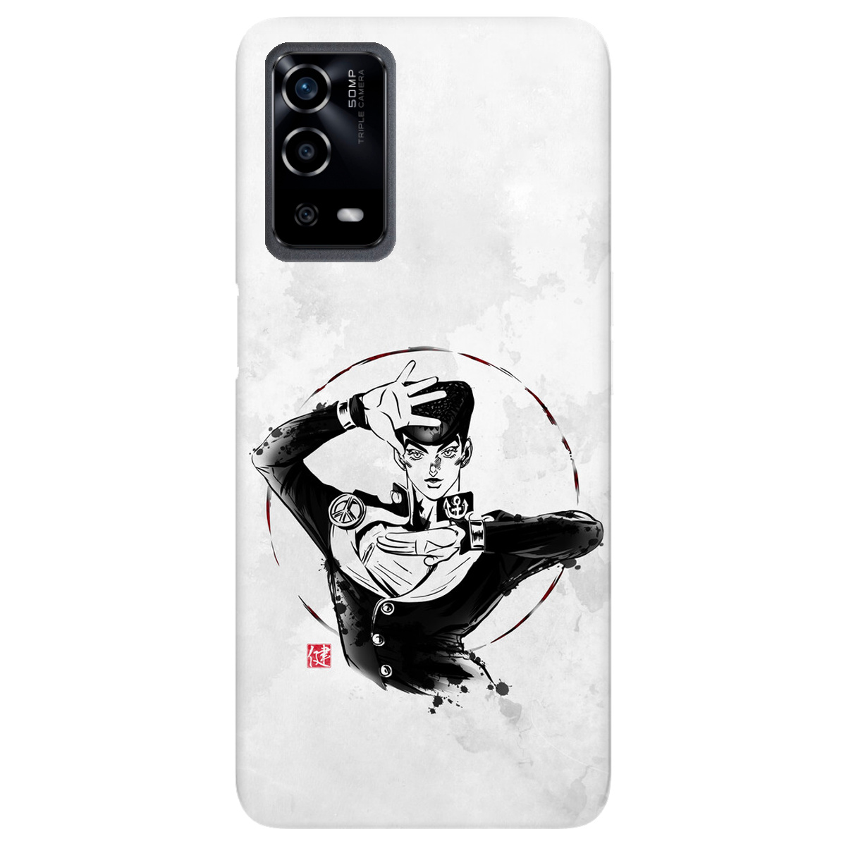 Чохол для Oppo A55 прозорий Josuke Higashikata - фото 1 - Чохли для телефонів