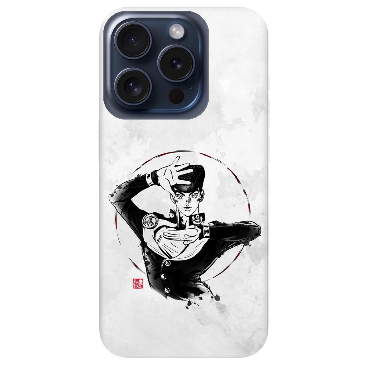 Чехол для Apple iPhone 15 Pro Max прозрачный Josuke Higashikata - фото 1 - Чехлы для телефонов