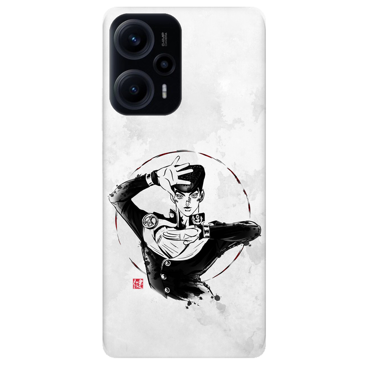 Чехол для Xiaomi Poco F5 прозрачный Josuke Higashikata - фото 1 - Чехлы для телефонов