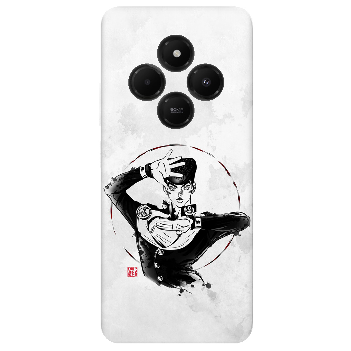 Чохол для Xiaomi Redmi 14C прозорий Josuke Higashikata - фото 1 - Чохли для телефонів