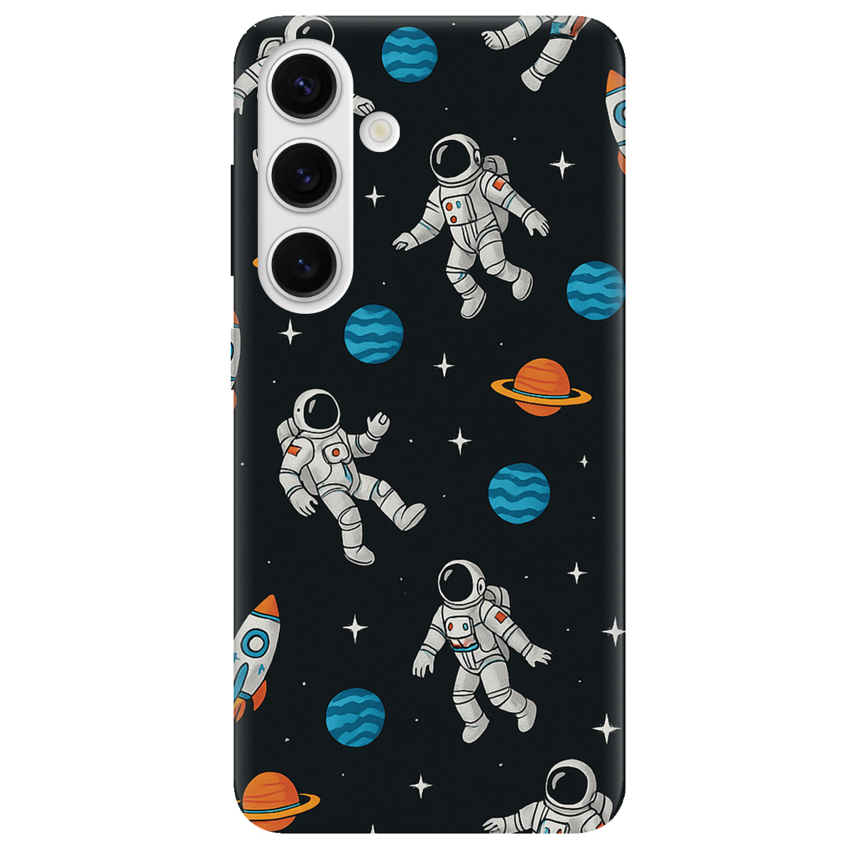 Чехол для Samsung Galaxy S25 Plus прозрачный Космический вайб - фото 1 - Чехлы для телефонов