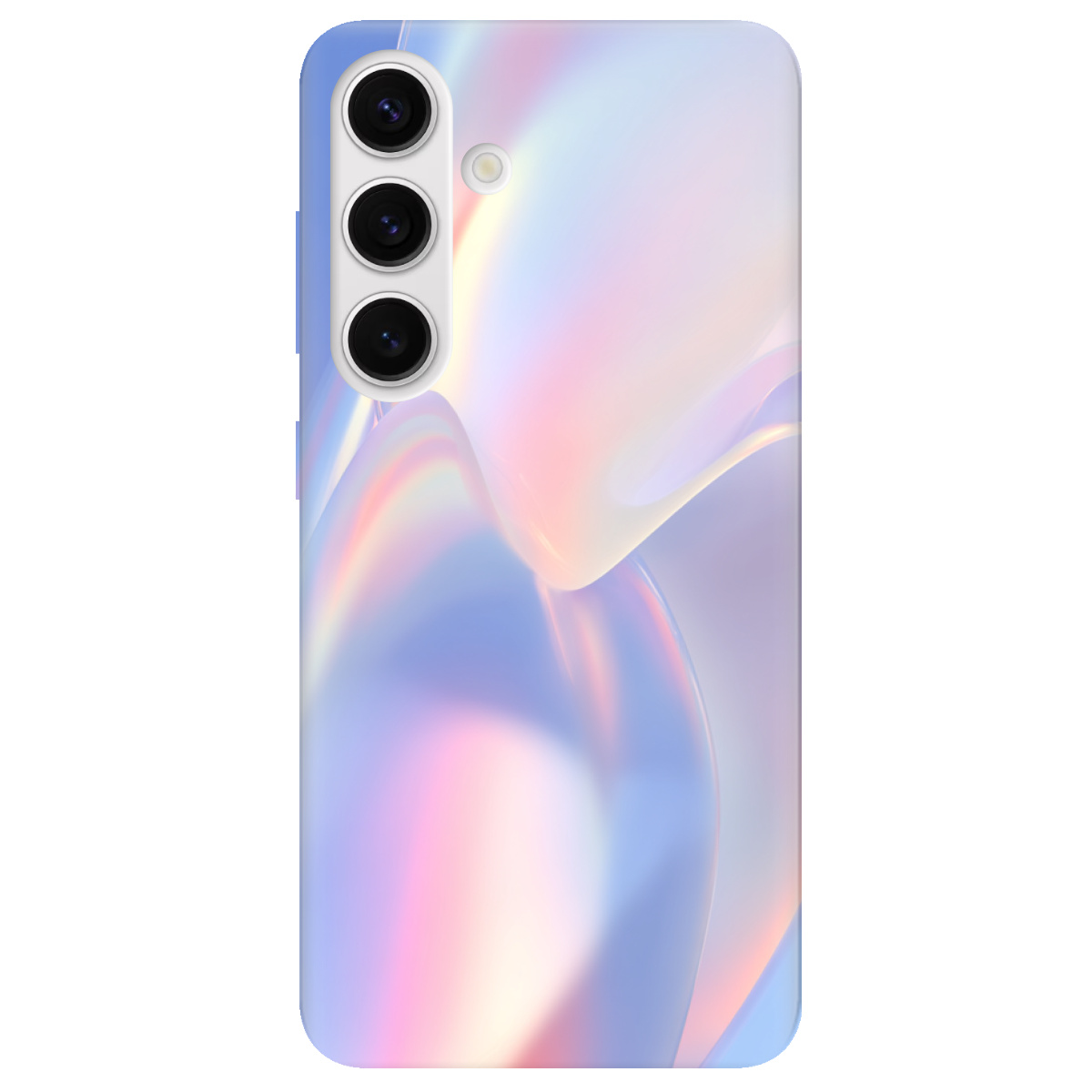 Чехол для Samsung Galaxy S25 Plus прозрачный Перламутровая волна - фото 1 - Чехлы для телефонов