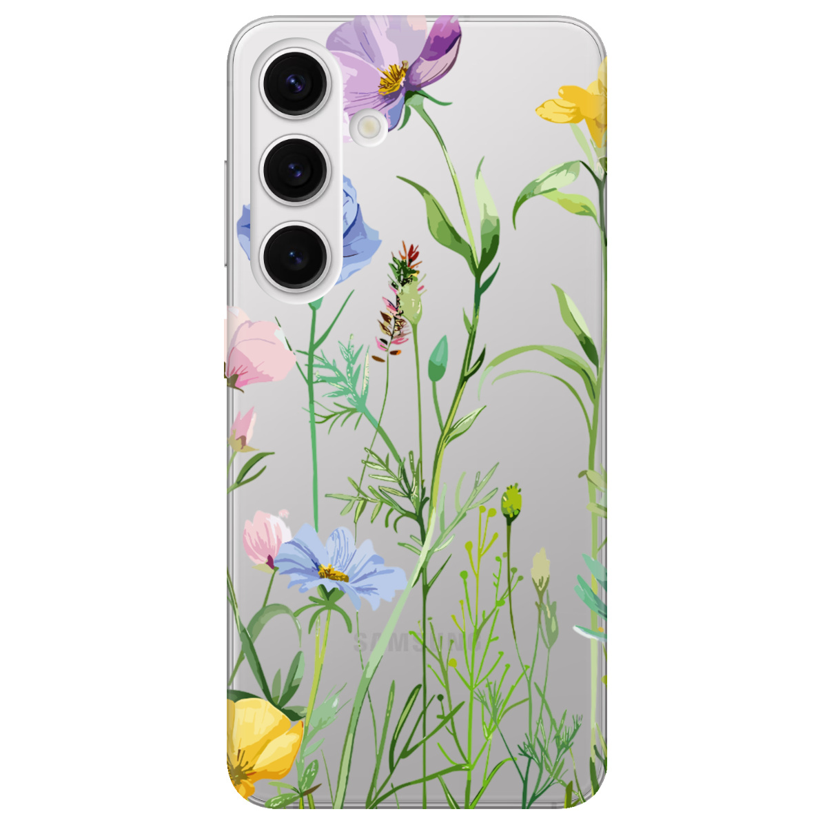 Чехол для Samsung Galaxy S25 Plus прозрачный Луговий шепіт - фото 1 - Чехлы для телефонов