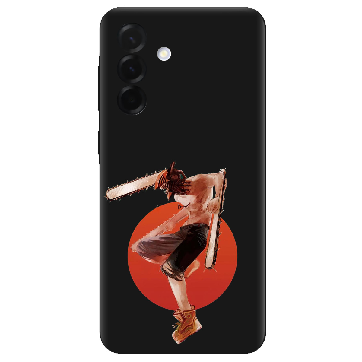 Чехол для Samsung Galaxy A36 черный матовый soft touch Денджі - фото 1 Чехол для Samsung Galaxy A36 черный матовый soft touch Денджі - фото 1 - Чехлы для телефонов