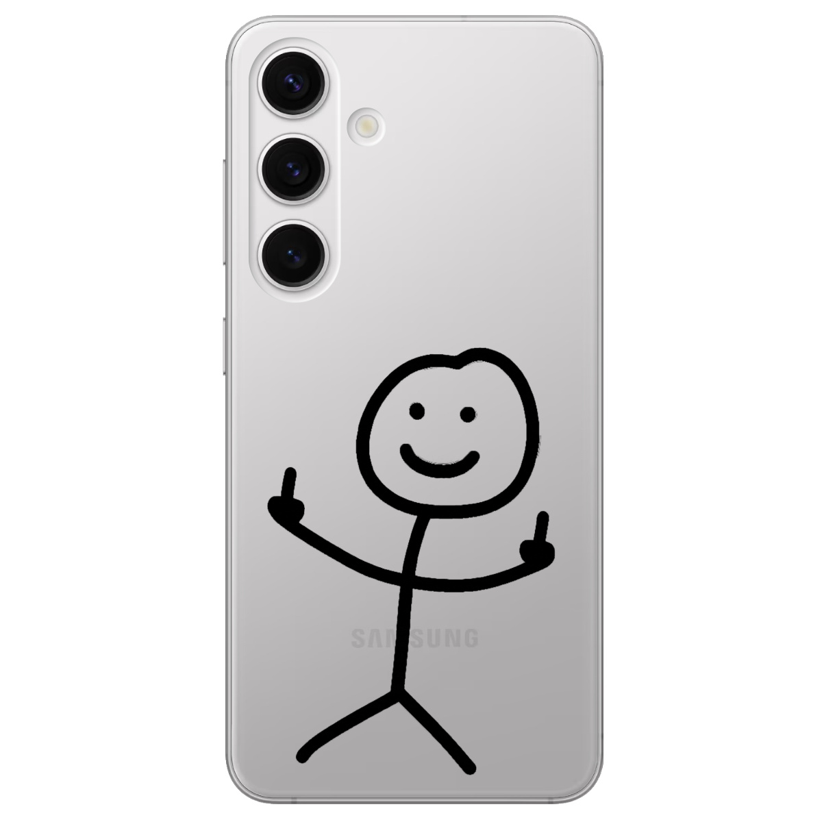 Чехол для Samsung Galaxy S25 Plus прозрачный Без слов - фото 1 Чехол для Samsung Galaxy S25 Plus прозрачный Без слов - фото 1 - Чехлы для телефонов