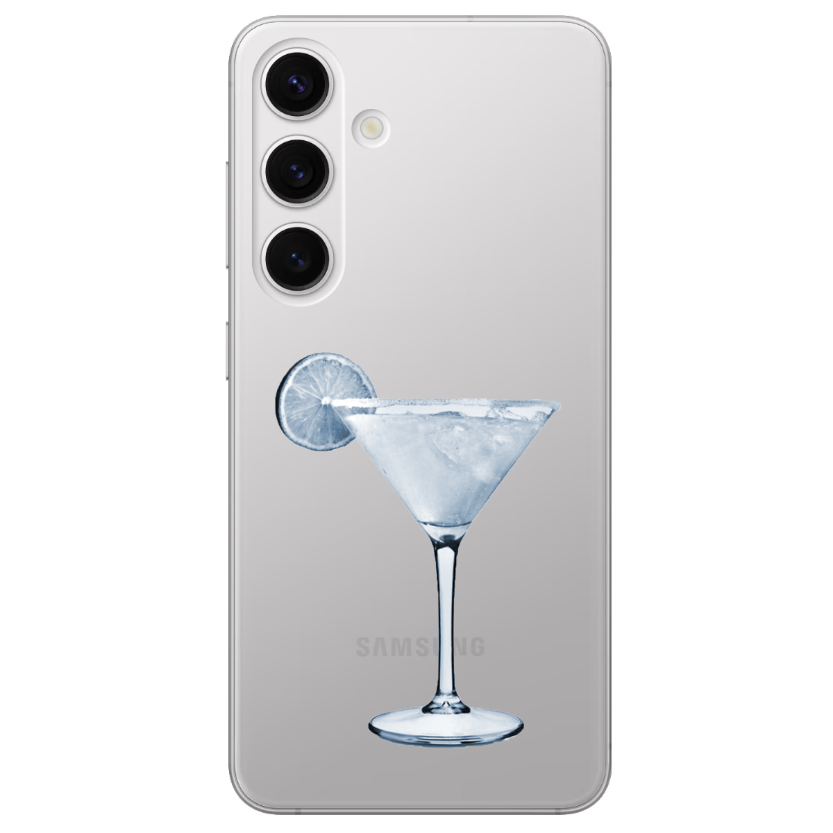 Чехол для Samsung Galaxy S24 Plus прозрачный Martini - фото 1 - Чехлы для телефонов