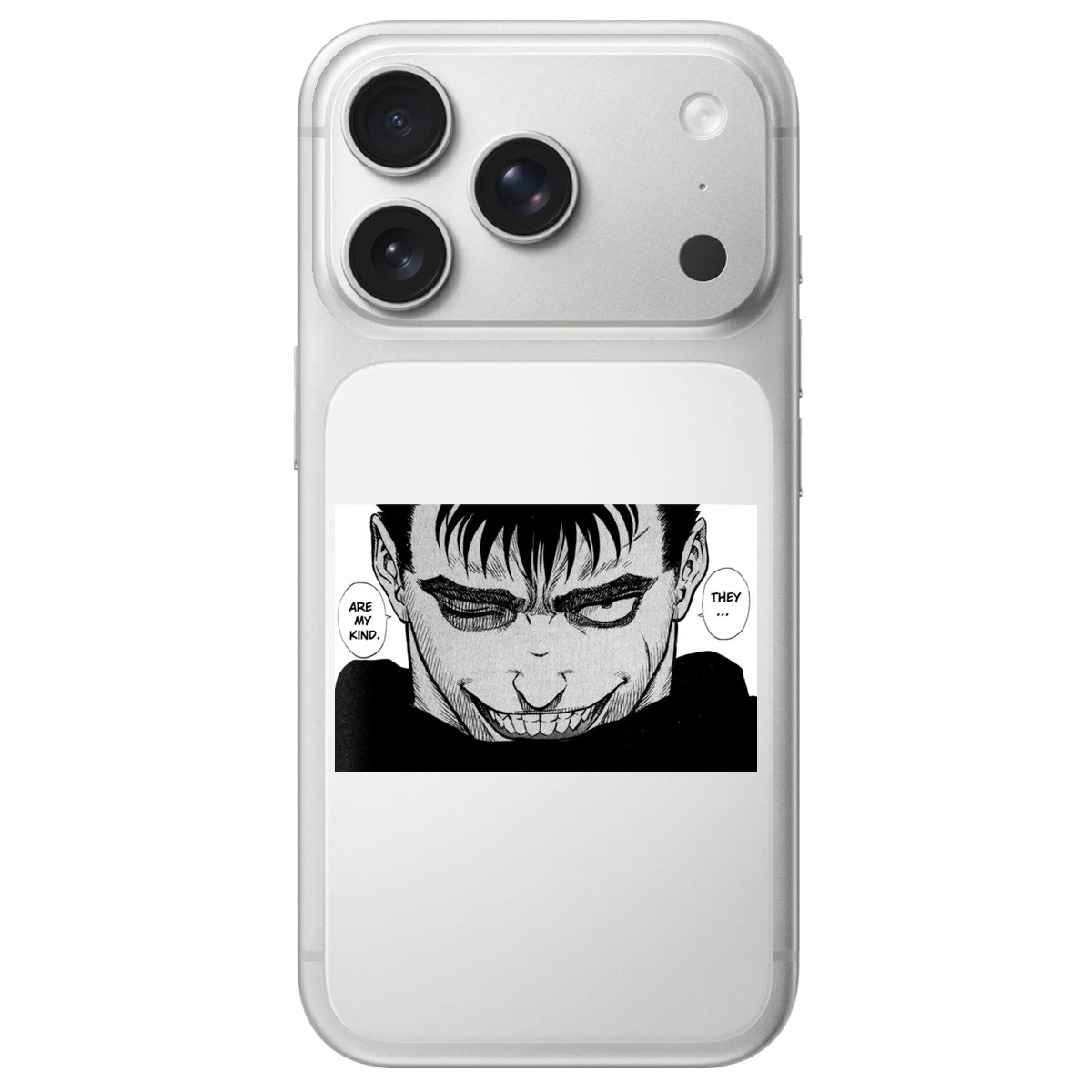 Чохол для Apple iPhone 17 Pro прозорий Ґатс Берсерк Berserk - фото 1 - Чохли для телефонів