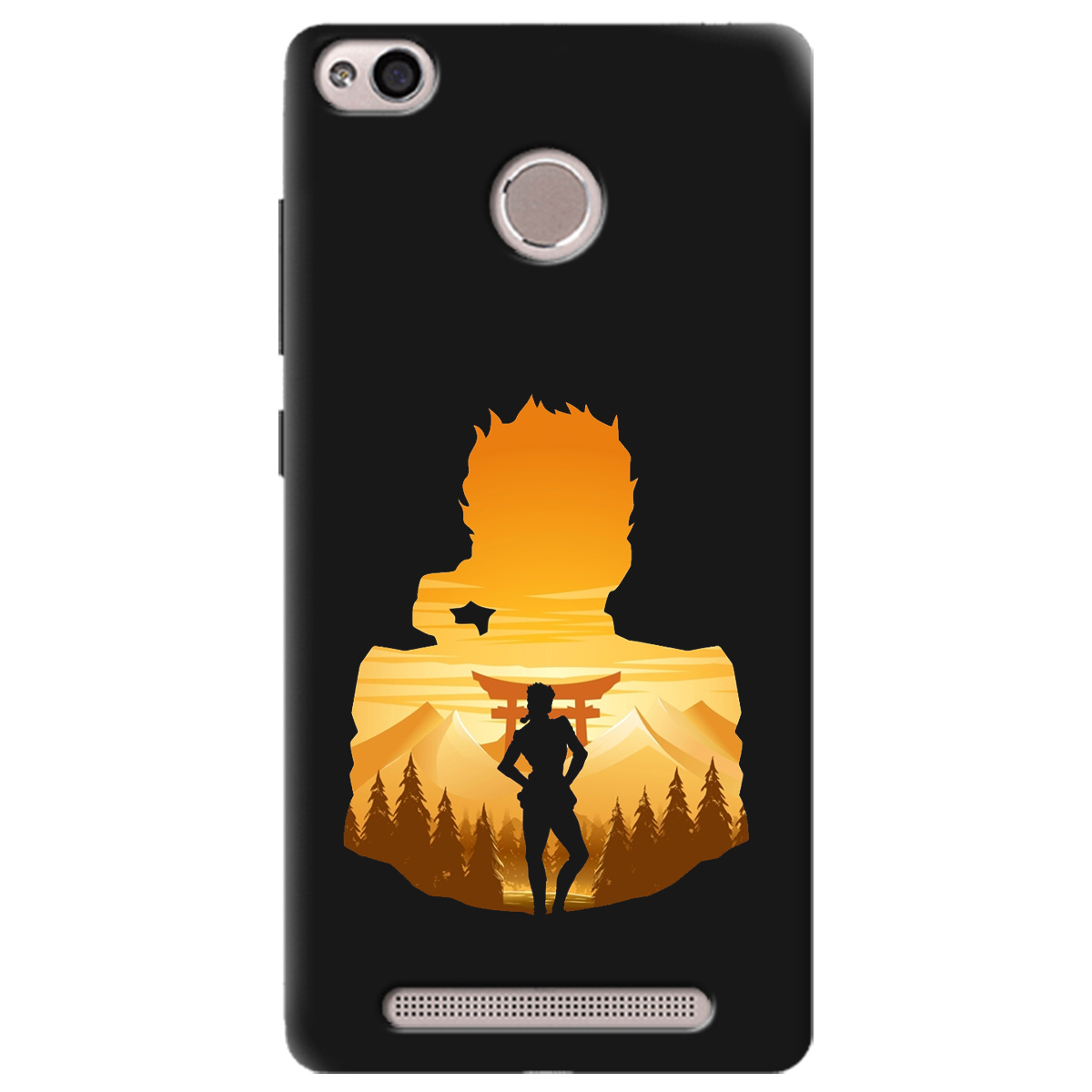 Чохол для Xiaomi Redmi 3 Pro чорний матовий soft touch JoJo Giorno Giovanna - фото 1 Чохол для Xiaomi Redmi 3 Pro чорний матовий soft touch JoJo Giorno Giovanna - фото 1 - Чохли для телефонів