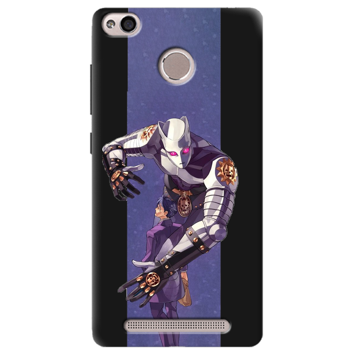 Чохол для Xiaomi Redmi 3 Pro чорний матовий soft touch Killer Queen JoJo - фото 1 - Чохли для телефонів