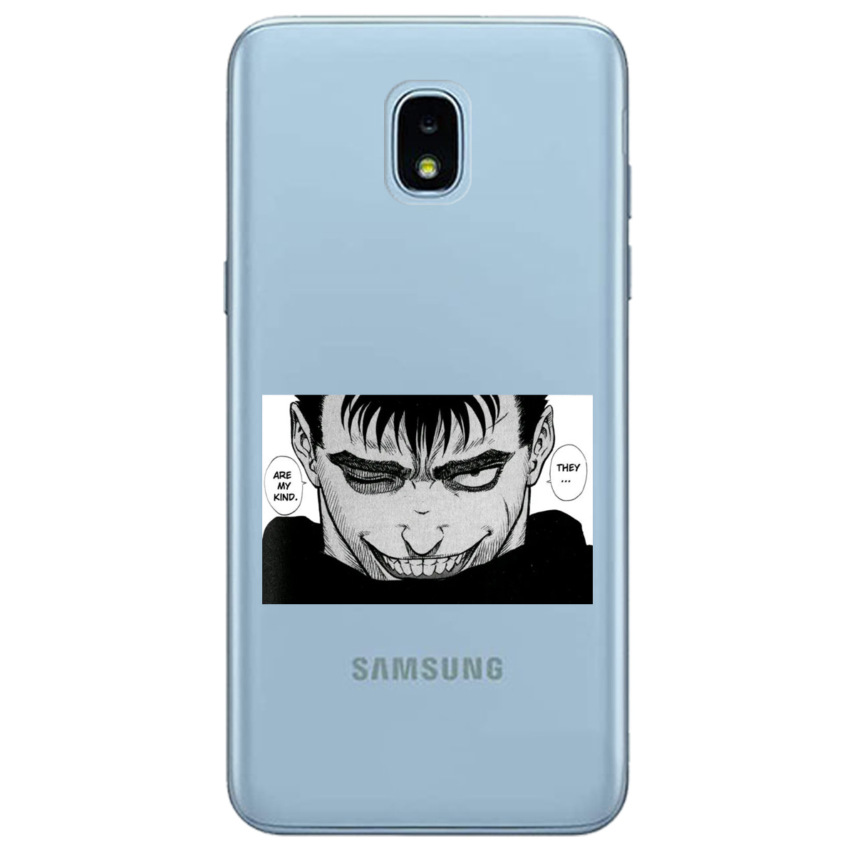 Чохол для Samsung Galaxy J3 2018 прозорий Ґатс Берсерк Berserk - фото 1 - Чохли для телефонів