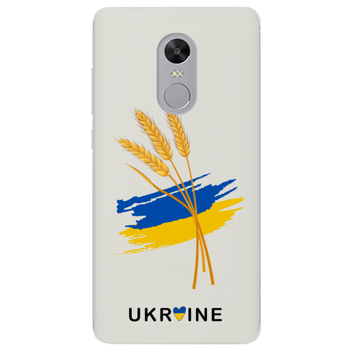 Чехол для Xiaomi Redmi 5 Plus полупрозрачный матовый soft touch Spikelets - фото 1 - Чехлы для телефонов