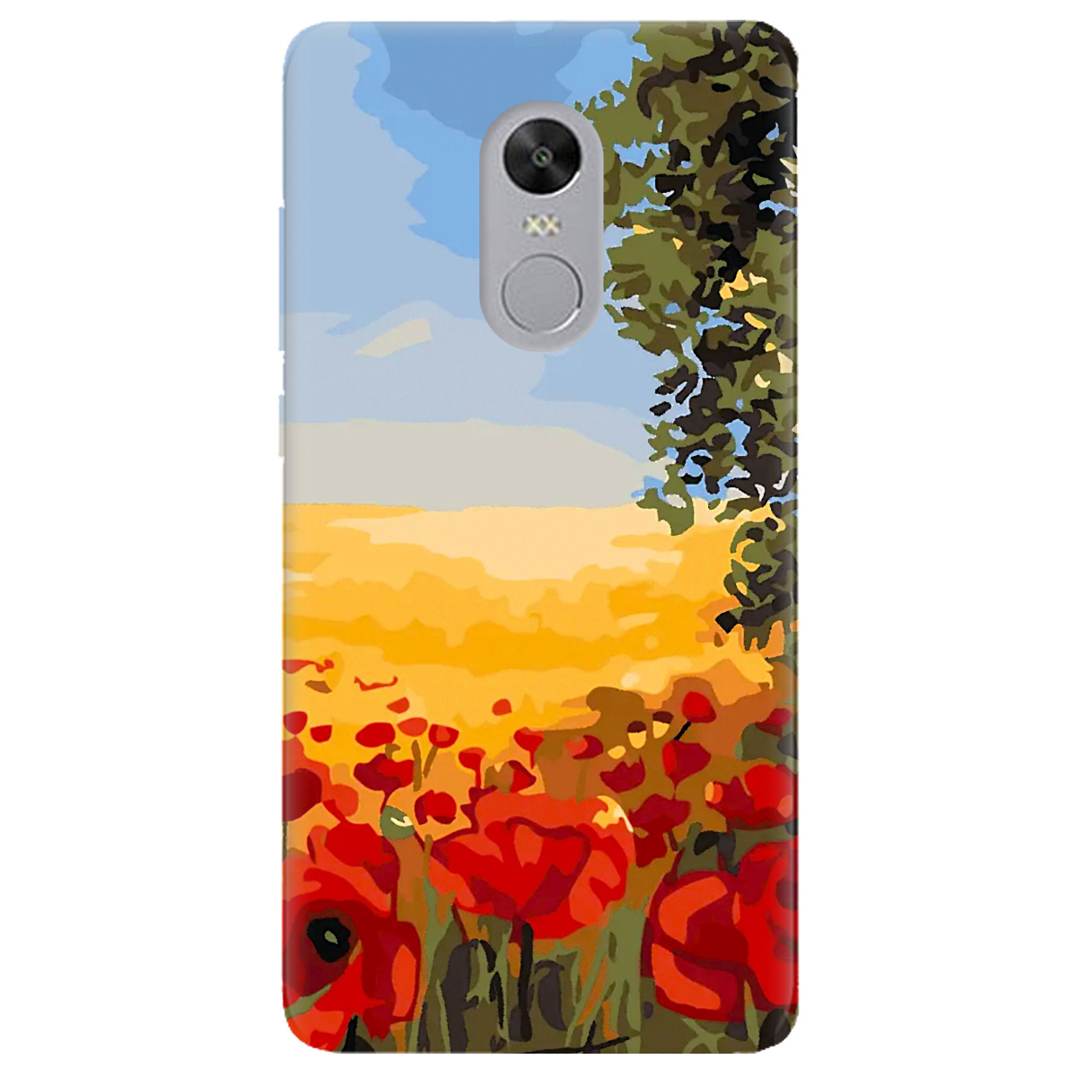 Чехол для Xiaomi Redmi 5 Plus прозрачный Рідна моя Україна - фото 1 - Чехлы для телефонов