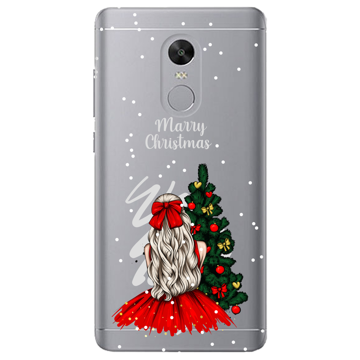 Чохол для Xiaomi Redmi 5 Plus прозорий Beautiful christmas - фото 1 - Чохли для телефонів