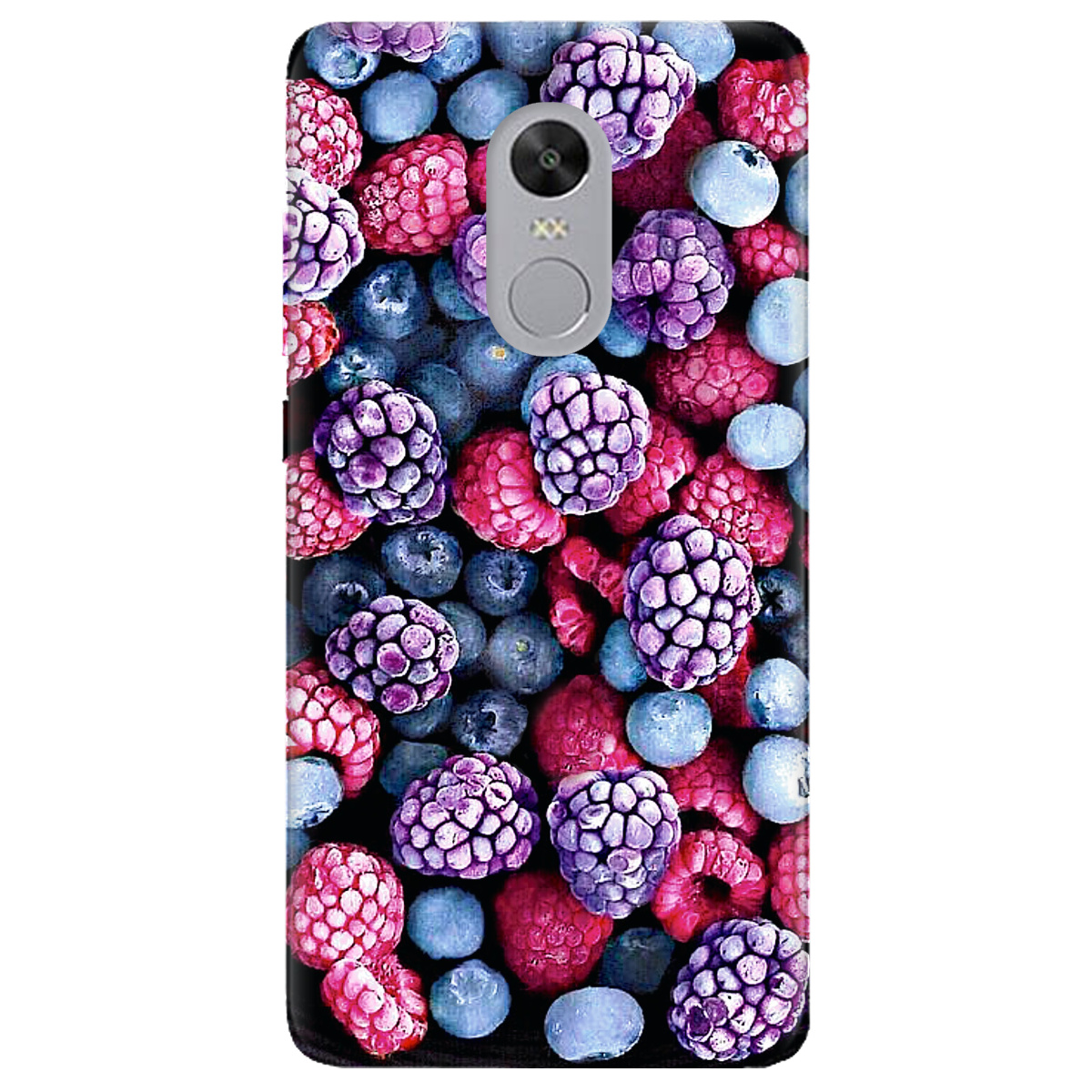 Чохол для Xiaomi Redmi 5 Plus прозорий Frosty berry - фото 1 - Чохли для телефонів