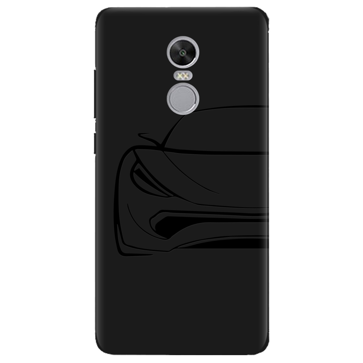 Чехол для Xiaomi Redmi 5 Plus черный матовый soft touch Sport Car - фото 1 - Чехлы для телефонов