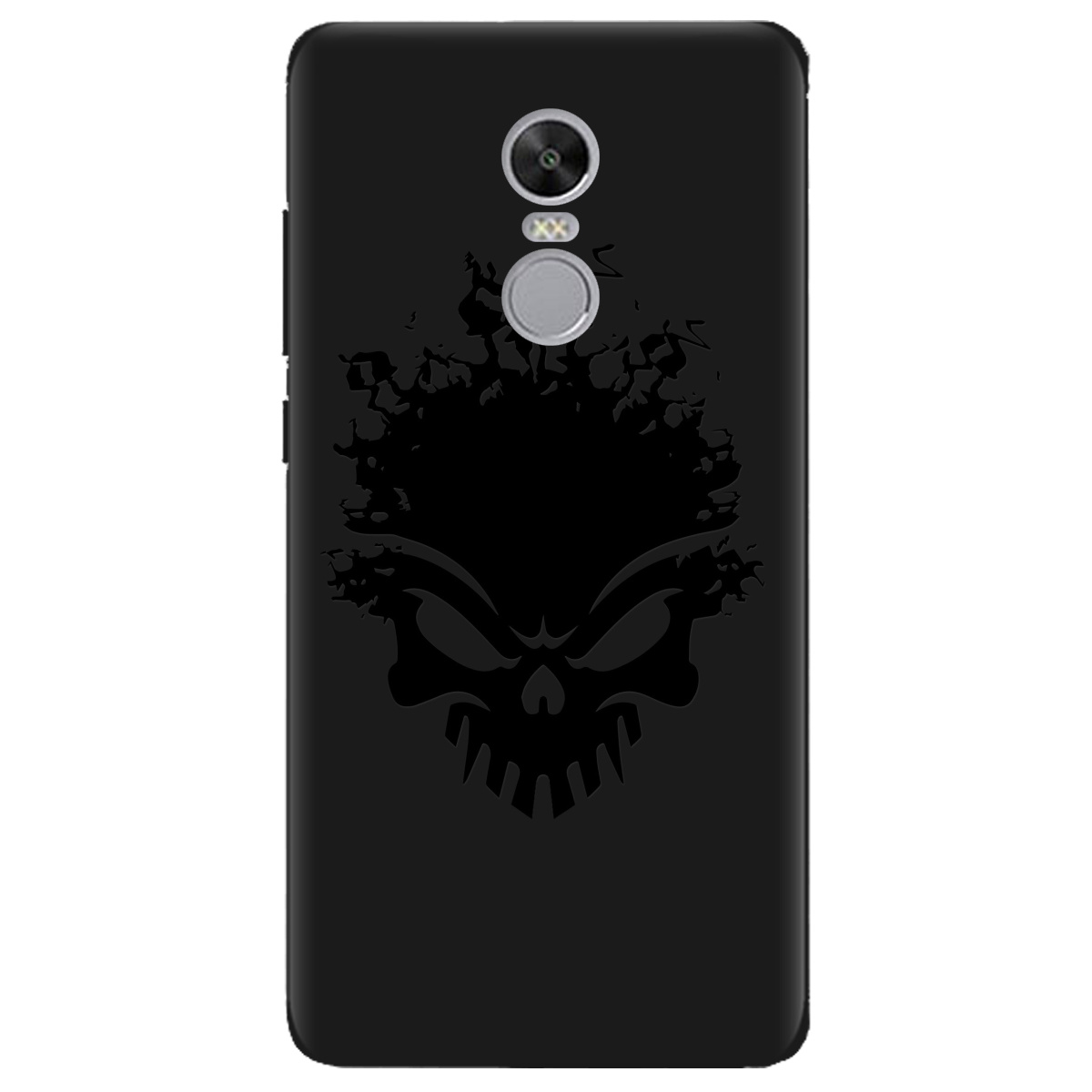 Чехол для Xiaomi Redmi 5 Plus черный матовый soft touch Ugolek - фото 1 - Чехлы для телефонов