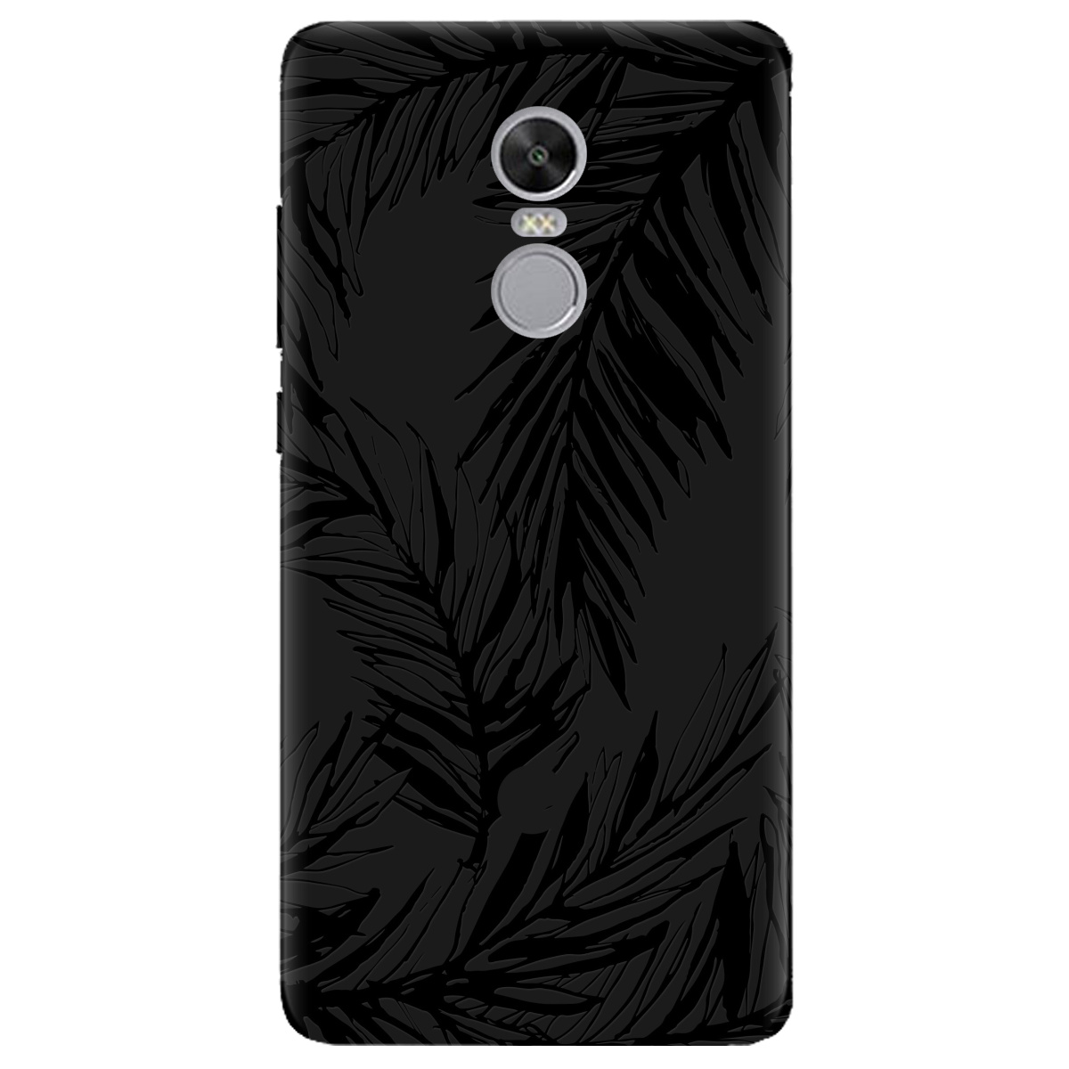 Чехол для Xiaomi Redmi 5 Plus черный матовый soft touch Tropics - фото 1 - Чехлы для телефонов